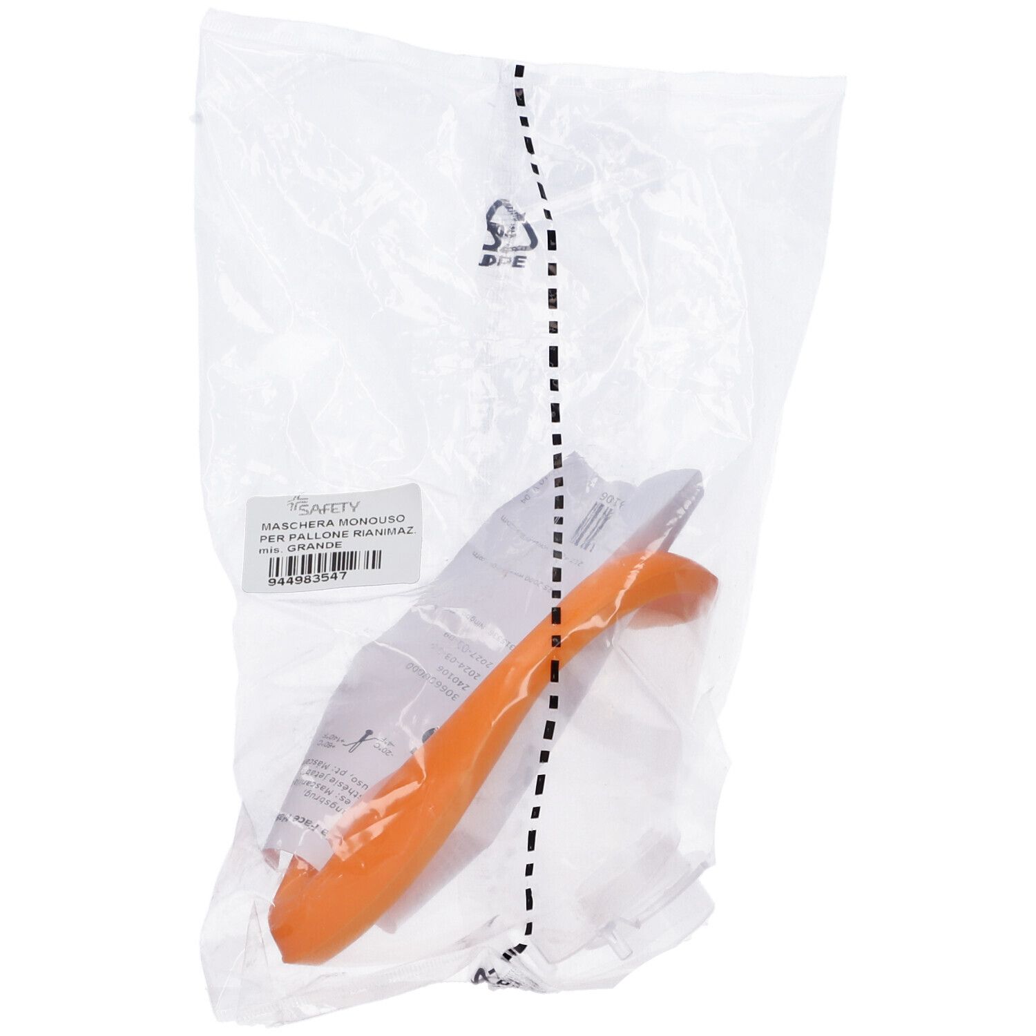 Maschera Monouso Pallone Rianimazione Monouso Large