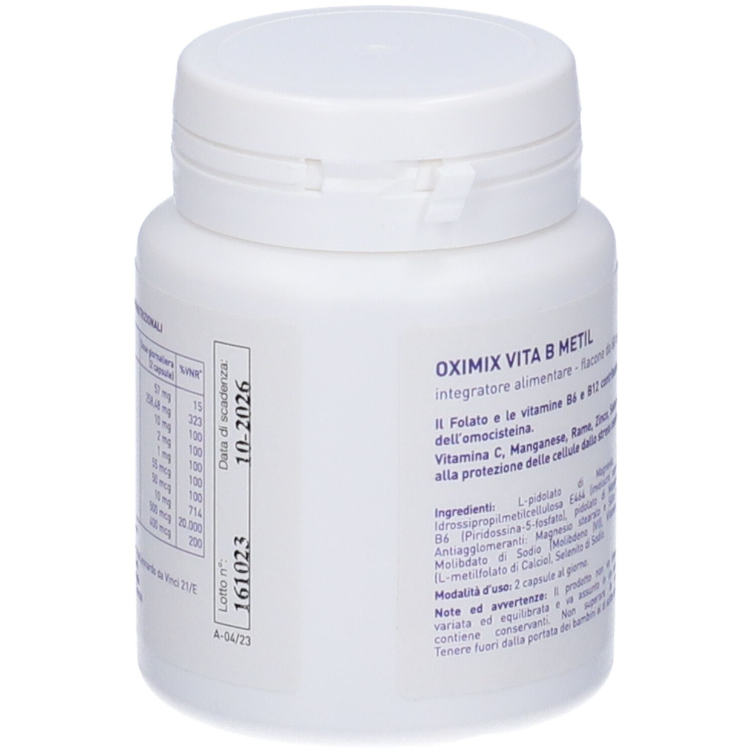 Oximix Vita B Metil 60 Capsule
