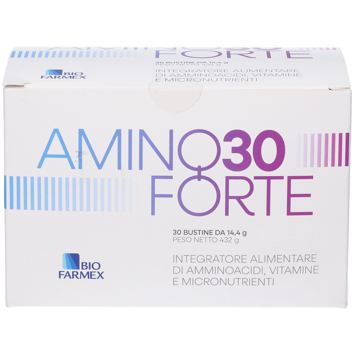 AMINO30 FORTE integratore alimentare, 30 bustine.