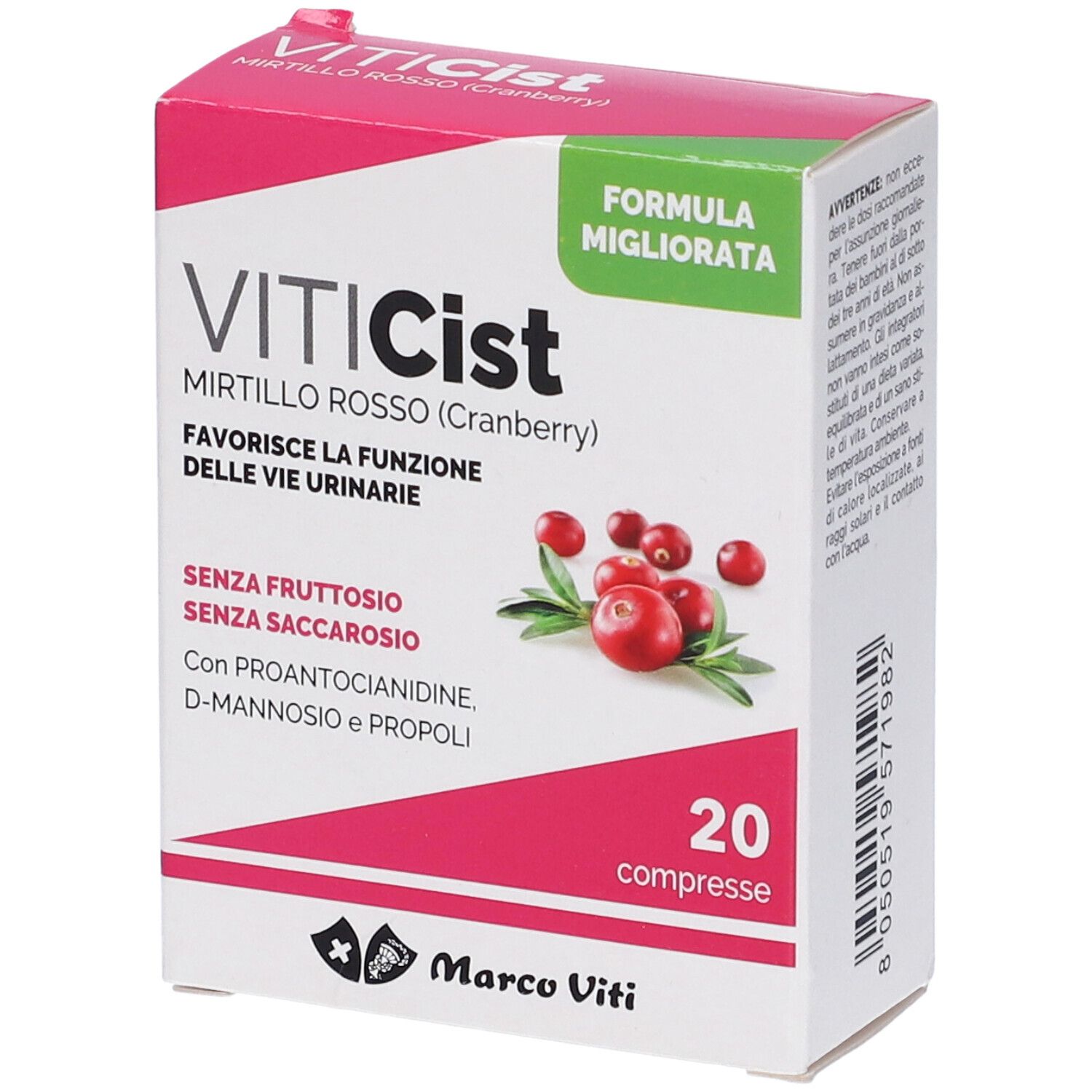 Viticist Mirtillo 20 Compresse Rivestite