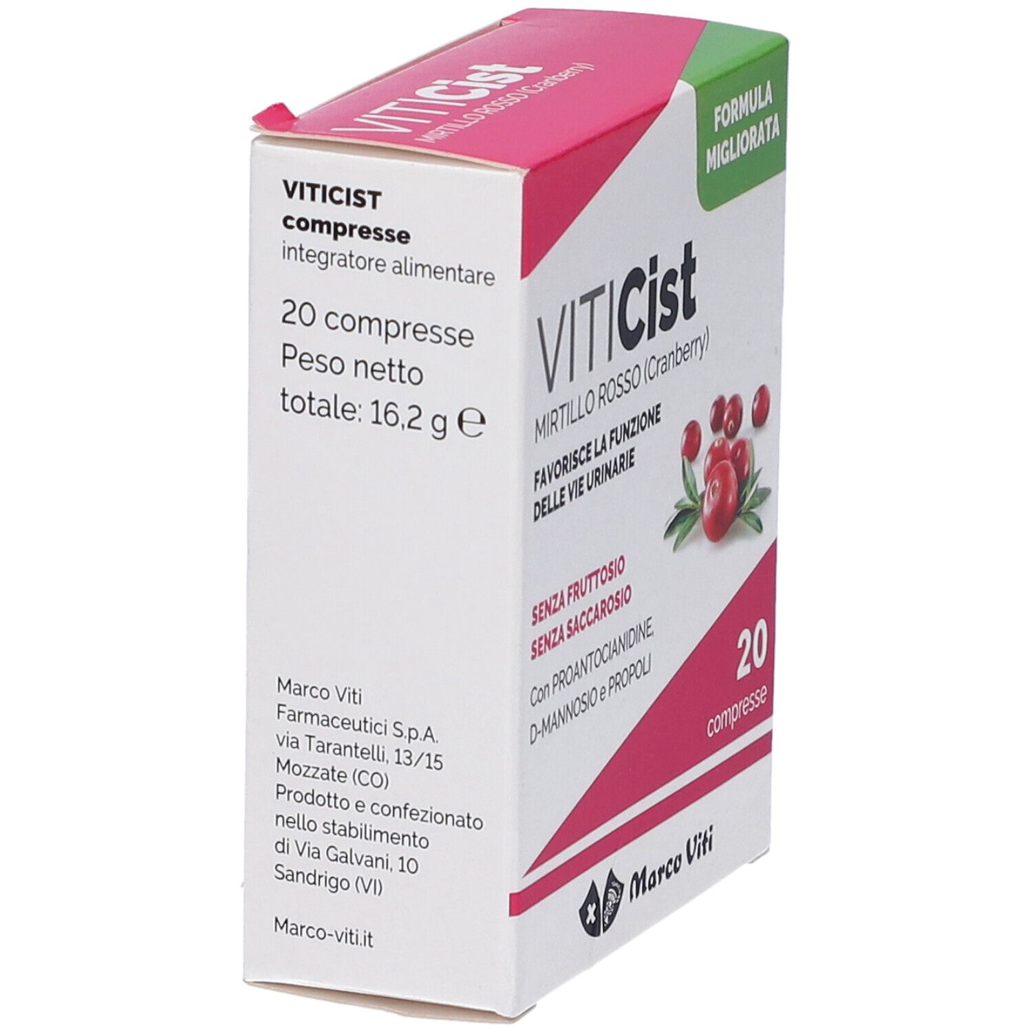 Viticist Mirtillo 20 Compresse Rivestite