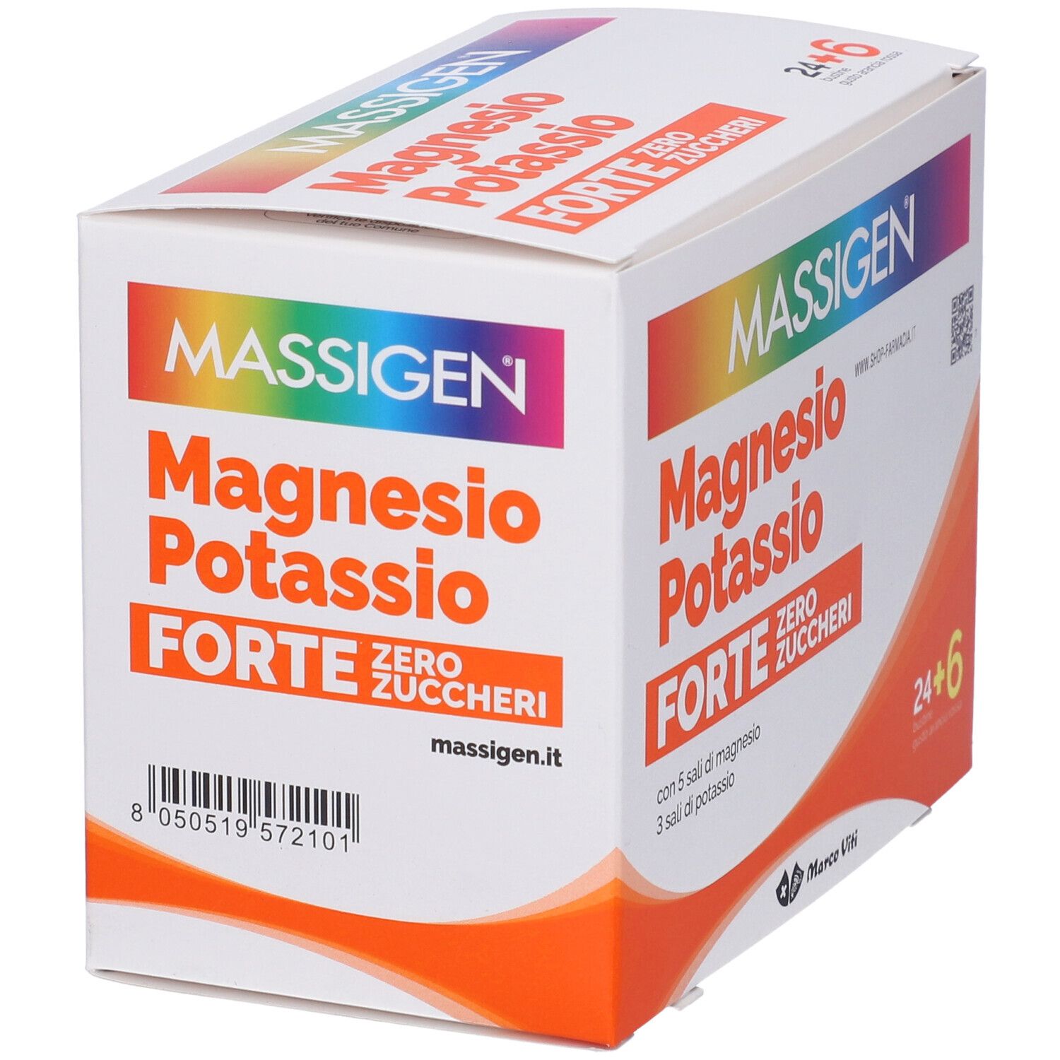 MASSIGEN® Magnesio e Potassio Forte Zero Zuccheri