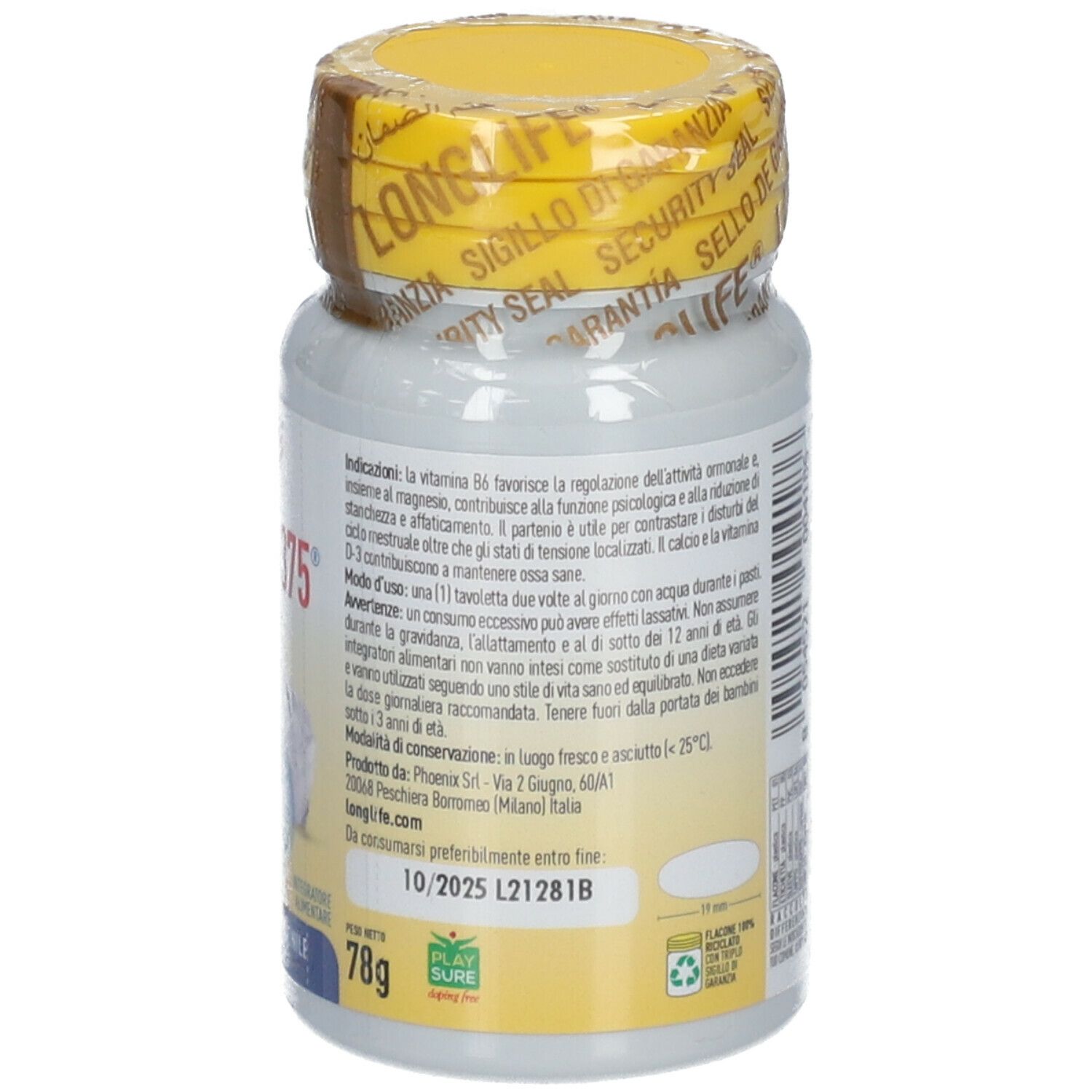 LongLife® Magnesium 375® Lady