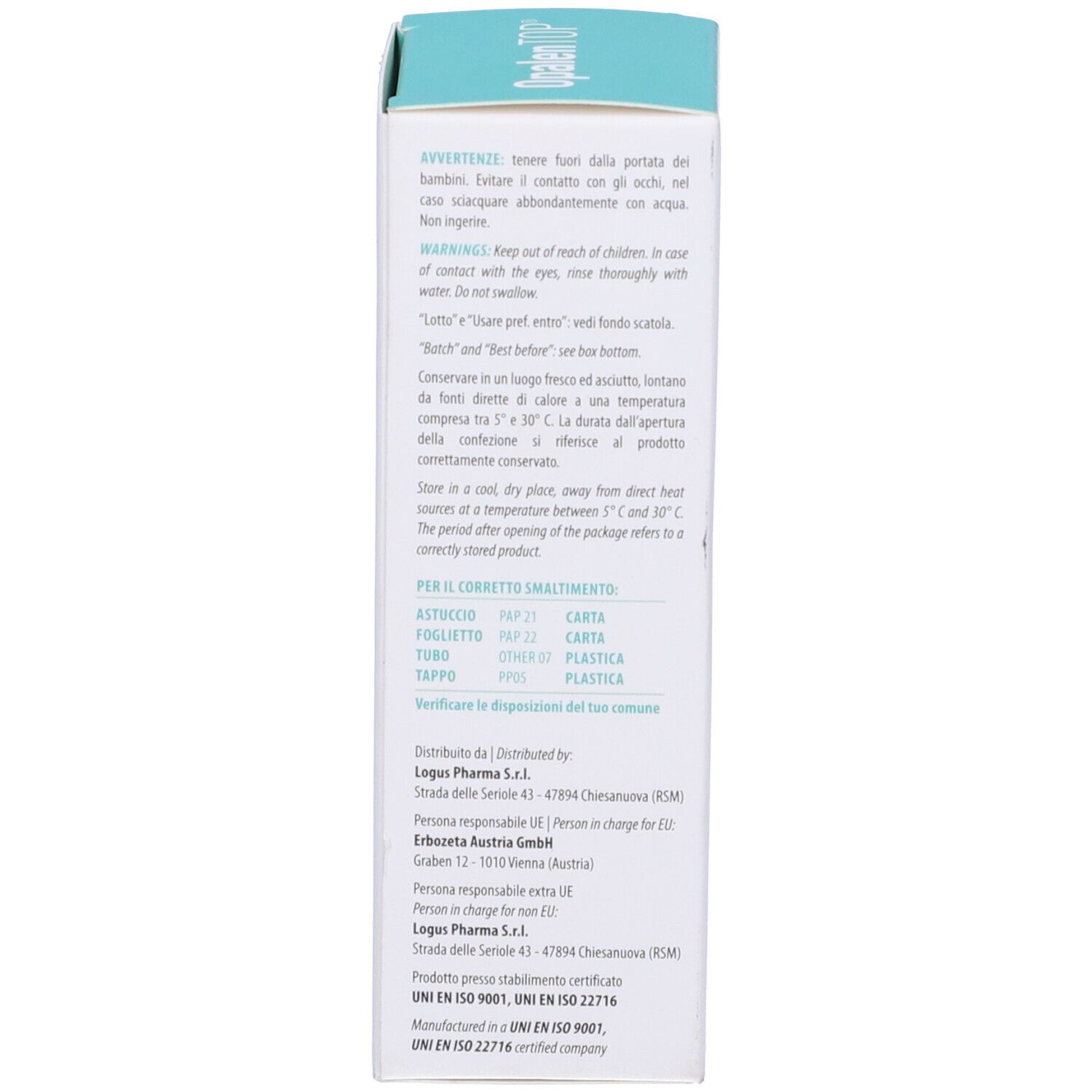 Opalen Top Crema 50 Ml