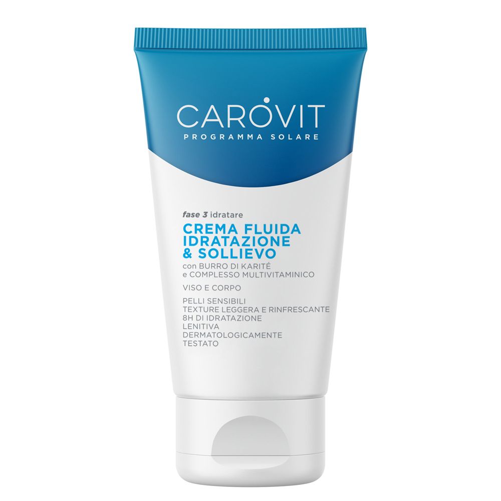 CAROVIT Programma Solare Crema Fluida Idratazione e Sollievo