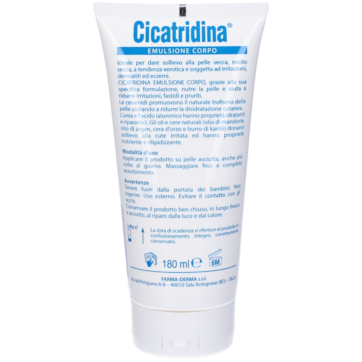 Cicatridina Emulsione Corpo 180 Ml