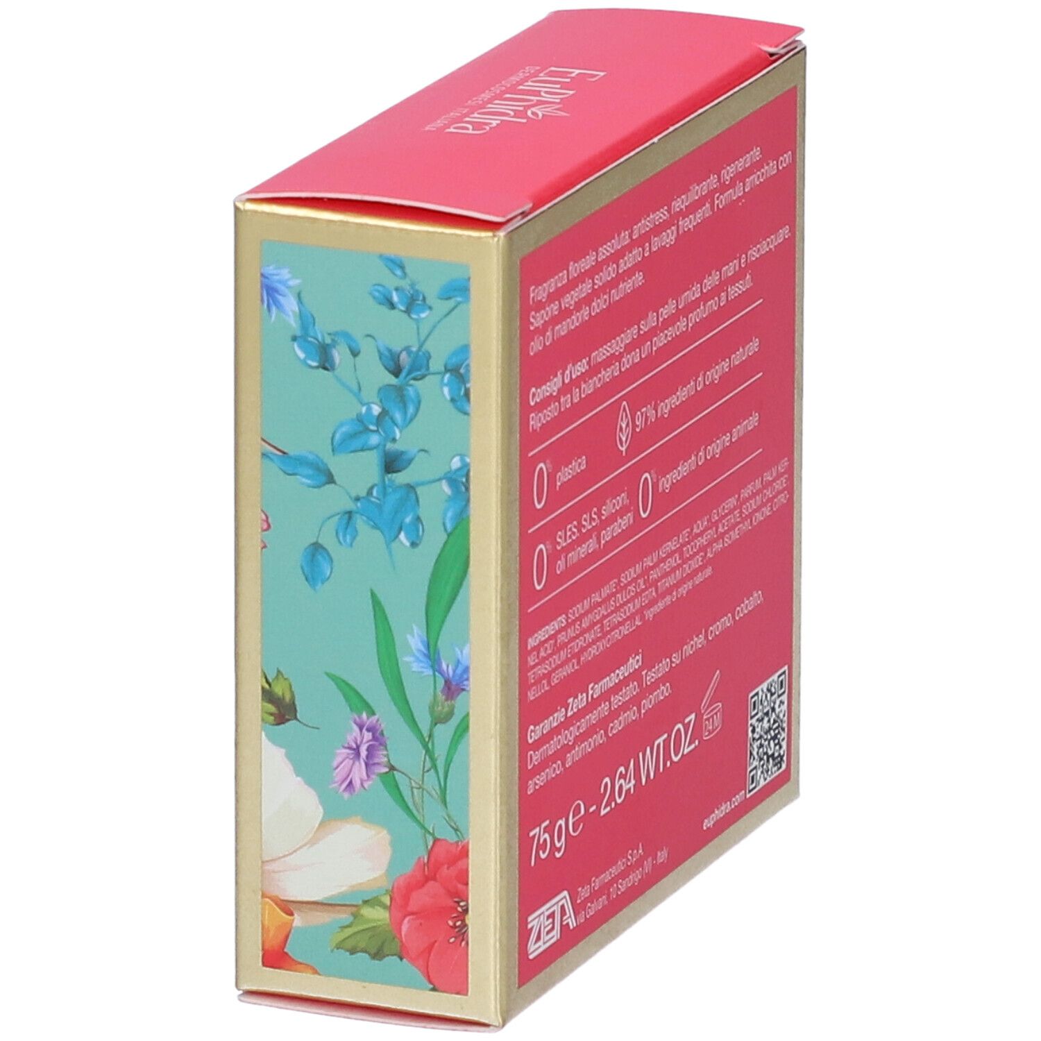 Euphidra Sapone Vegetale Petali di Rosa
