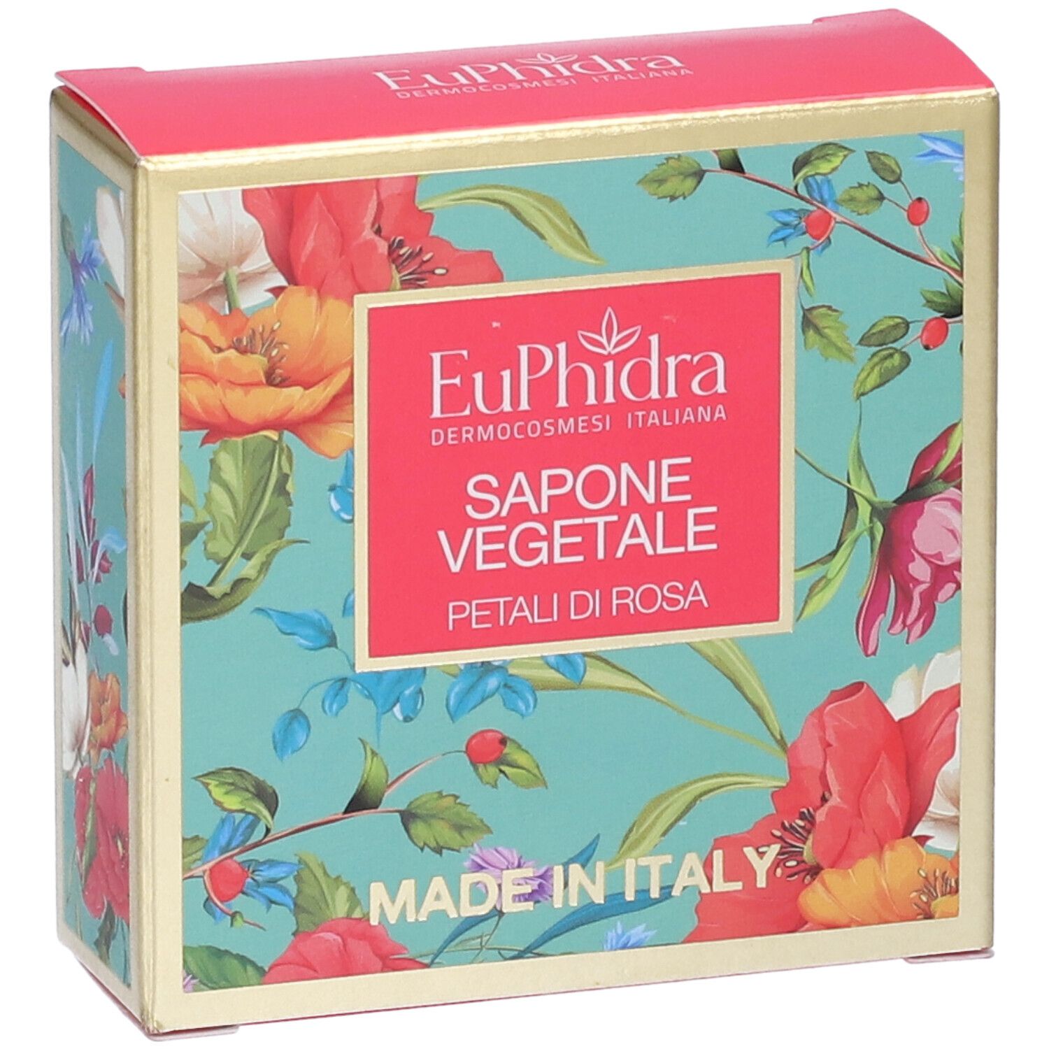 Euphidra Sapone Vegetale Petali di Rosa