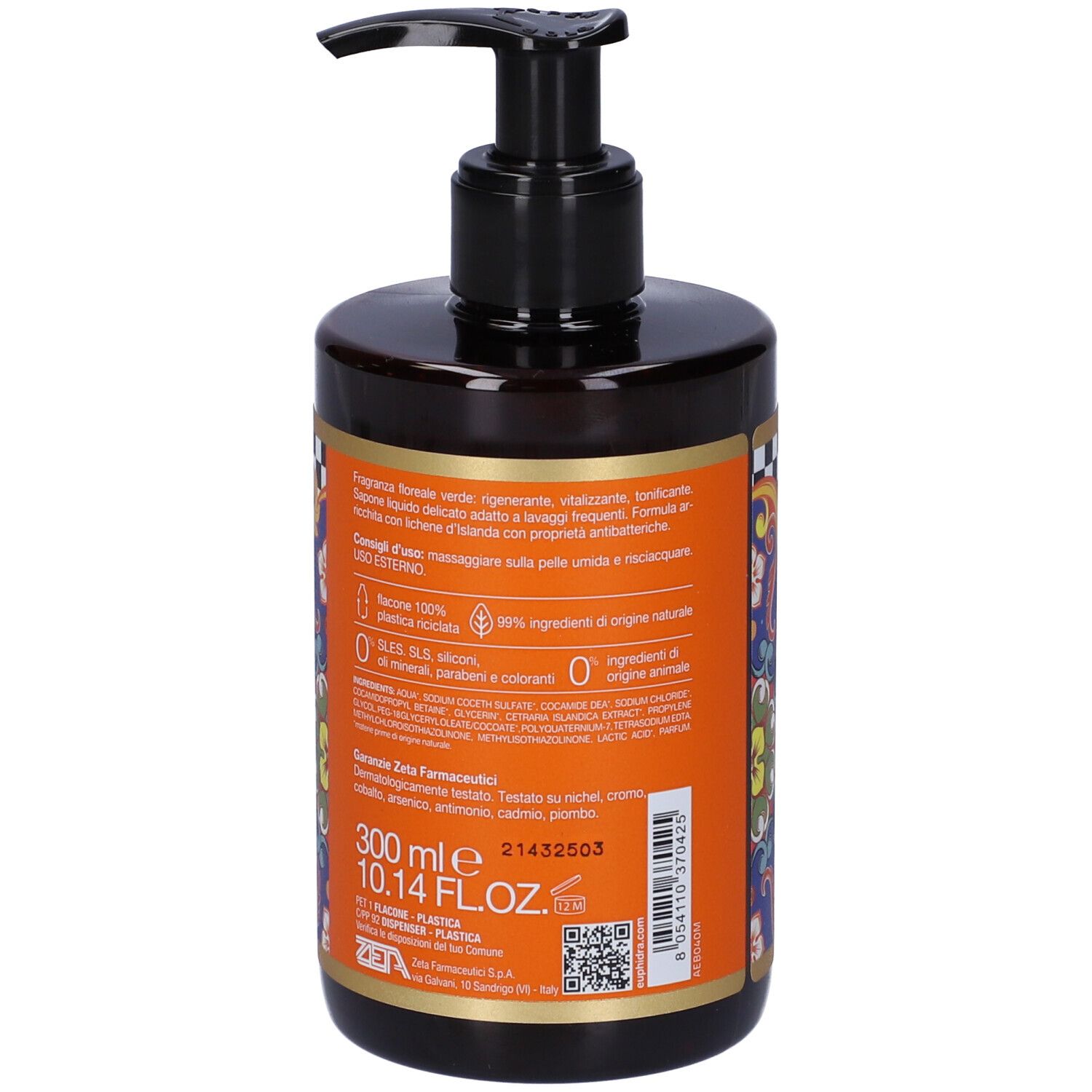 EuPhidra Sapone Mani Neroli & Vetiver