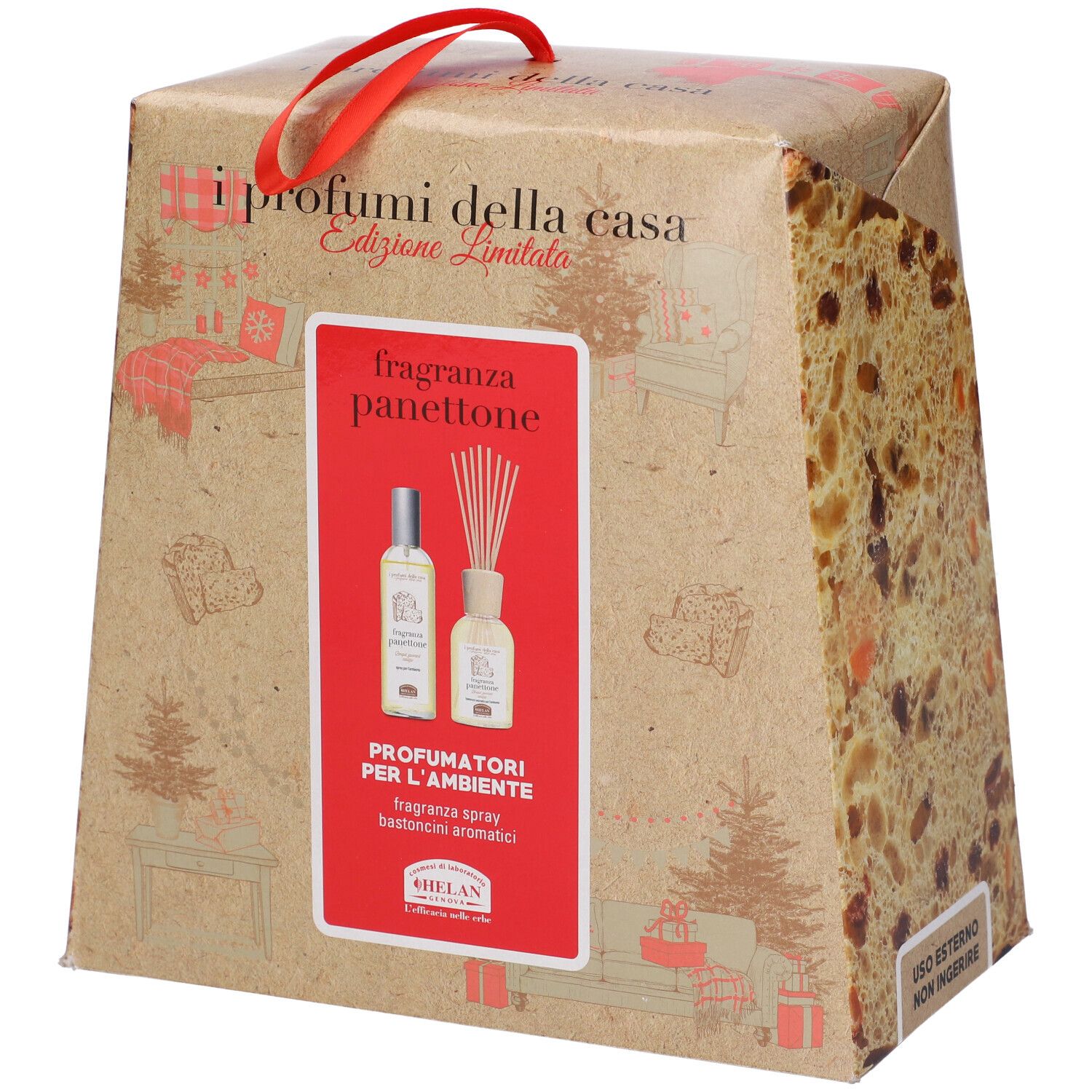 Helan PANETTONE Fragranza Panettone-Set Profumatori per l'ambiente