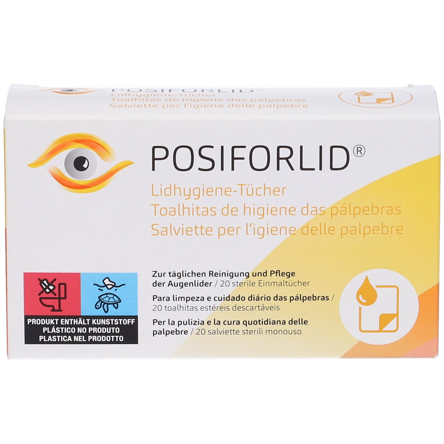 Posiforlid Salviette 20 Pezzi