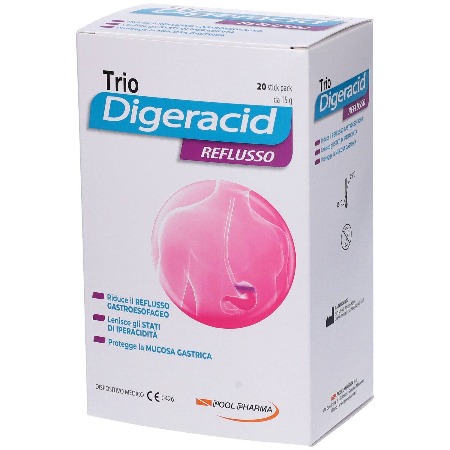 Trio Digeracid Reflusso Stick Pack
