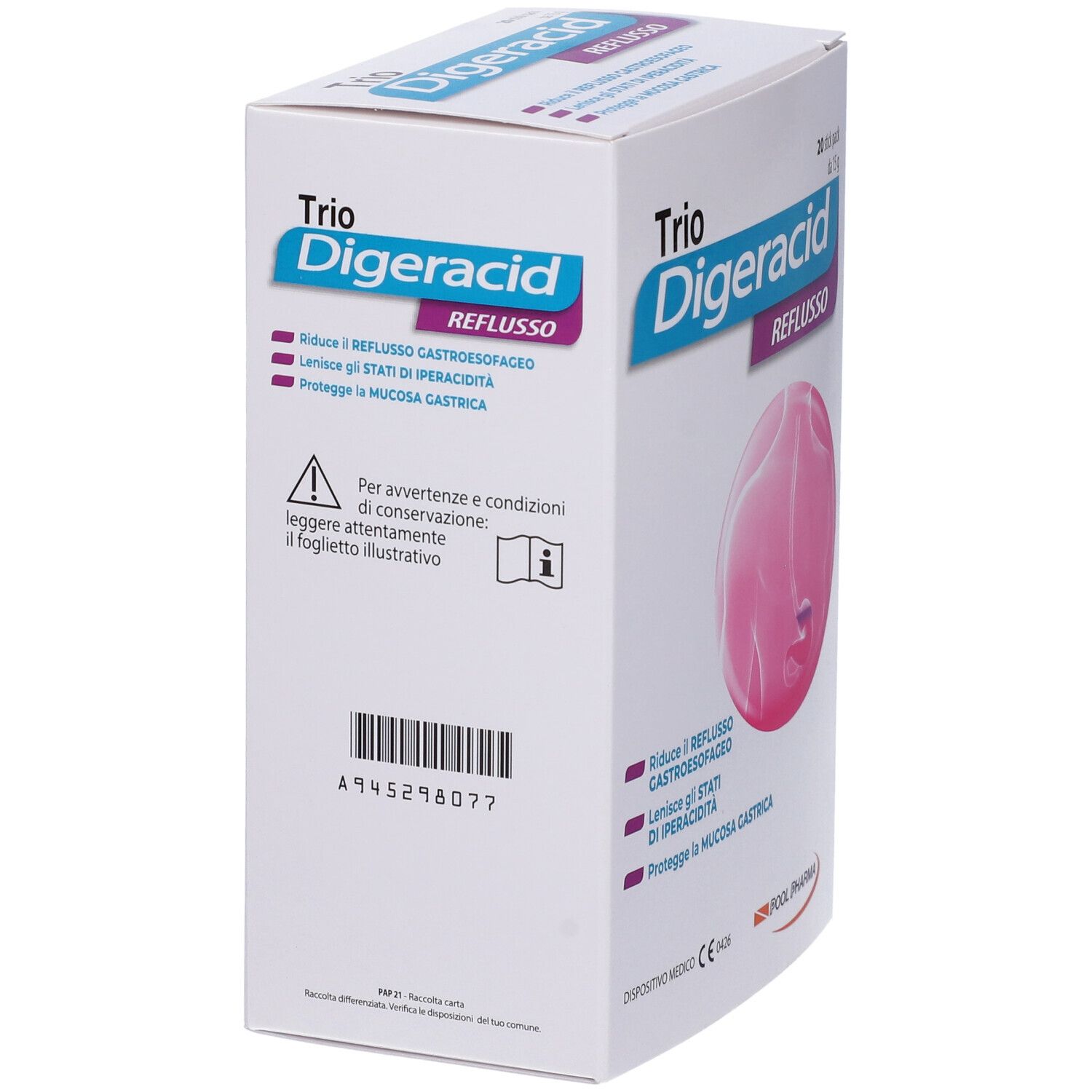 Trio Digeracid Reflusso Stick Pack