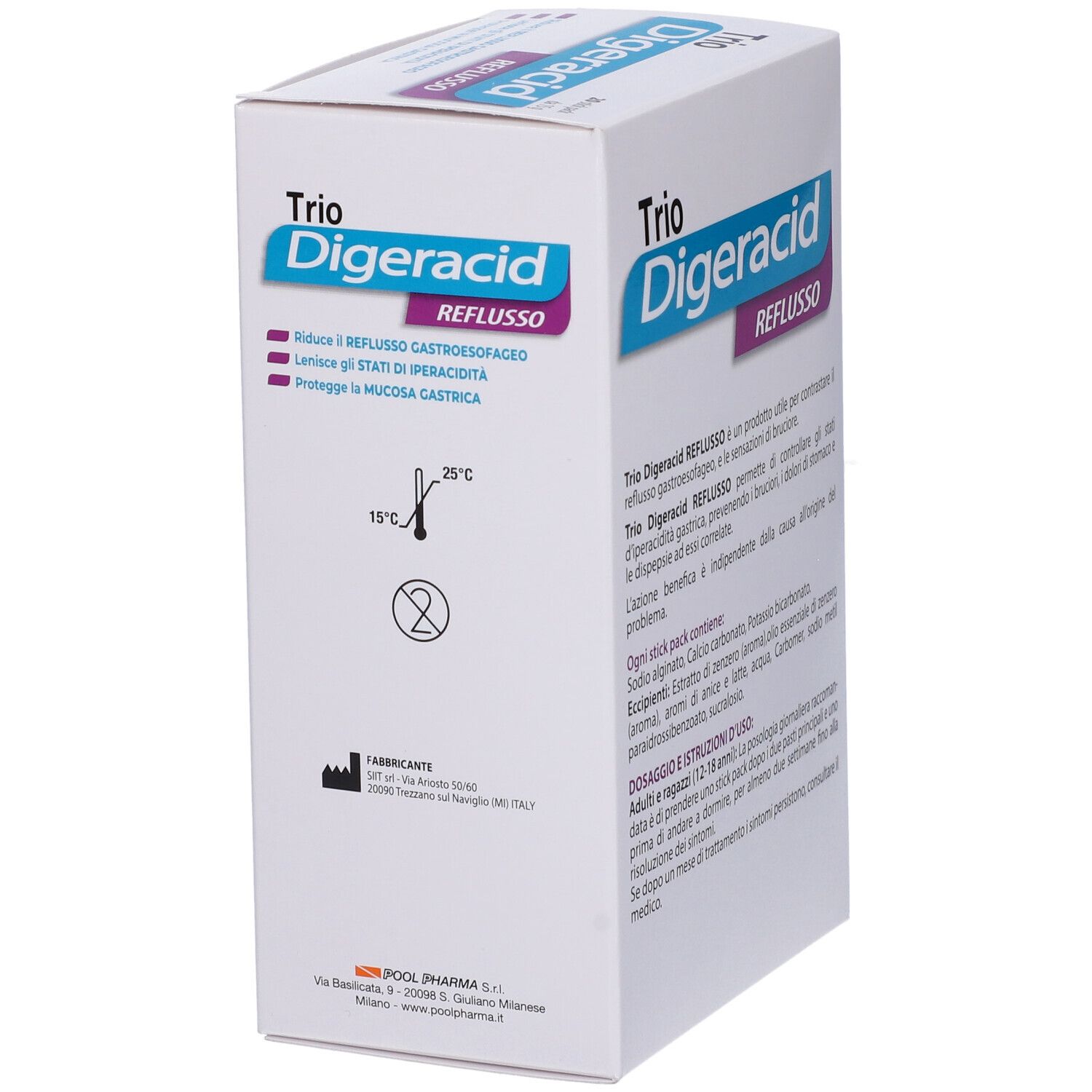 Trio Digeracid Reflusso Stick Pack