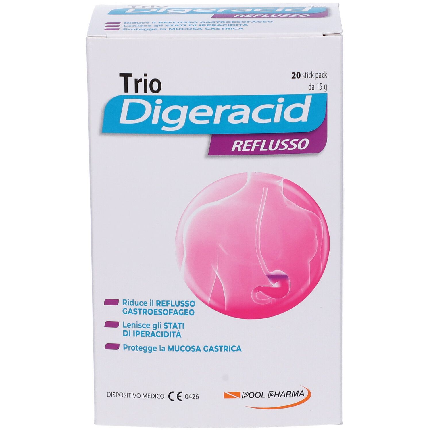 Trio Digeracid Reflusso Stick Pack