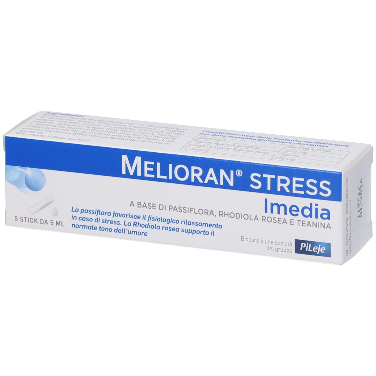 Melioran Stressimedia 5 Stick Da 5 Ml
