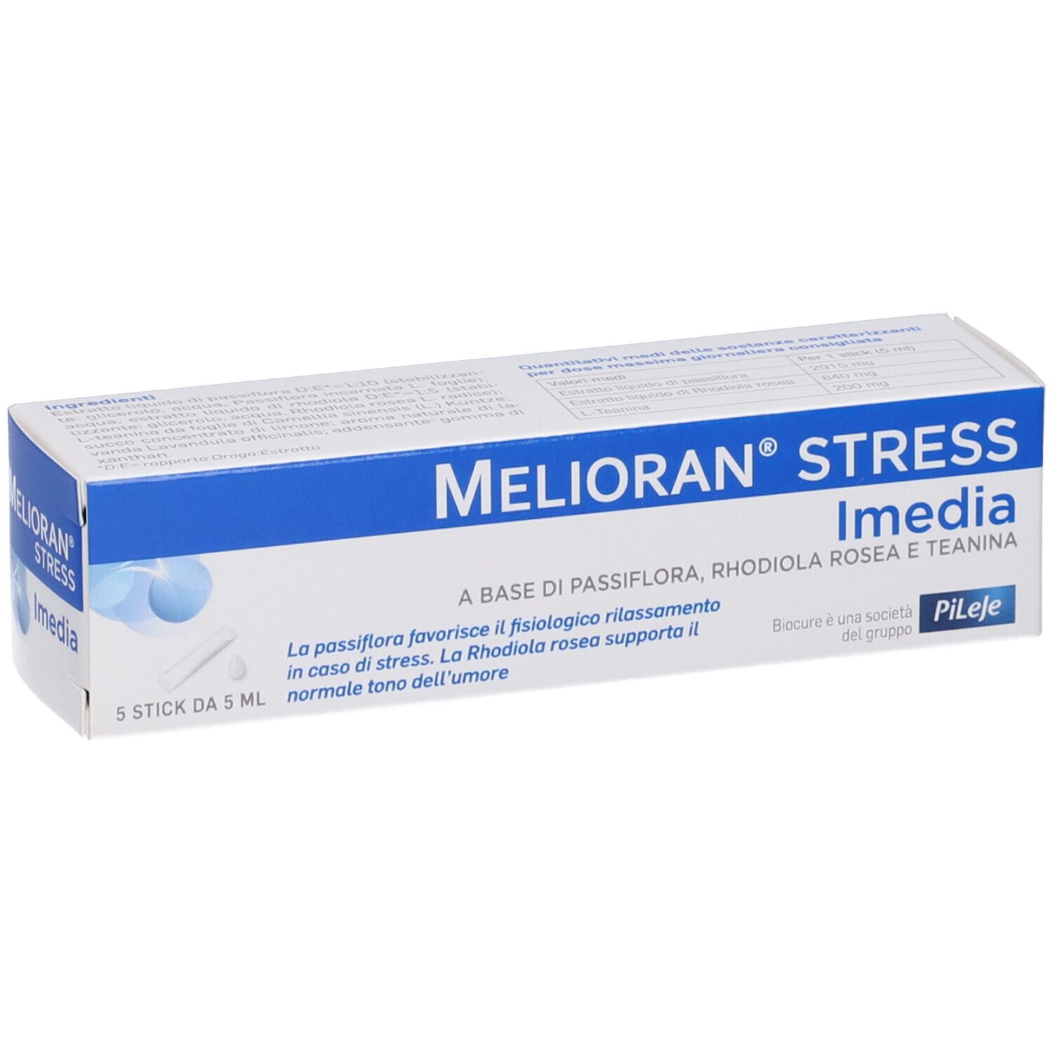 Melioran Stressimedia 5 Stick Da 5 Ml