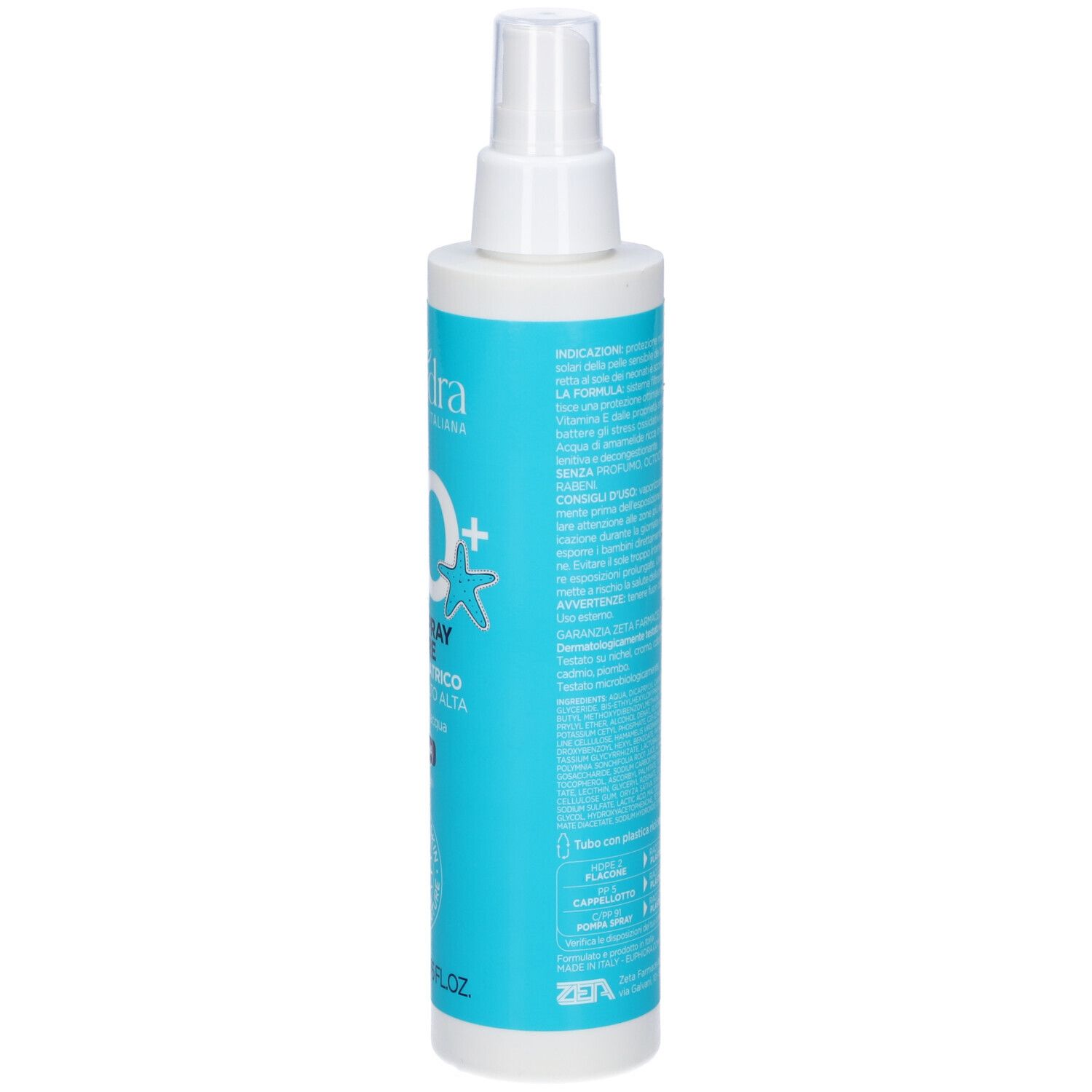 Euphidra Latte Spray Solare Dermopediatrico Spf 50+