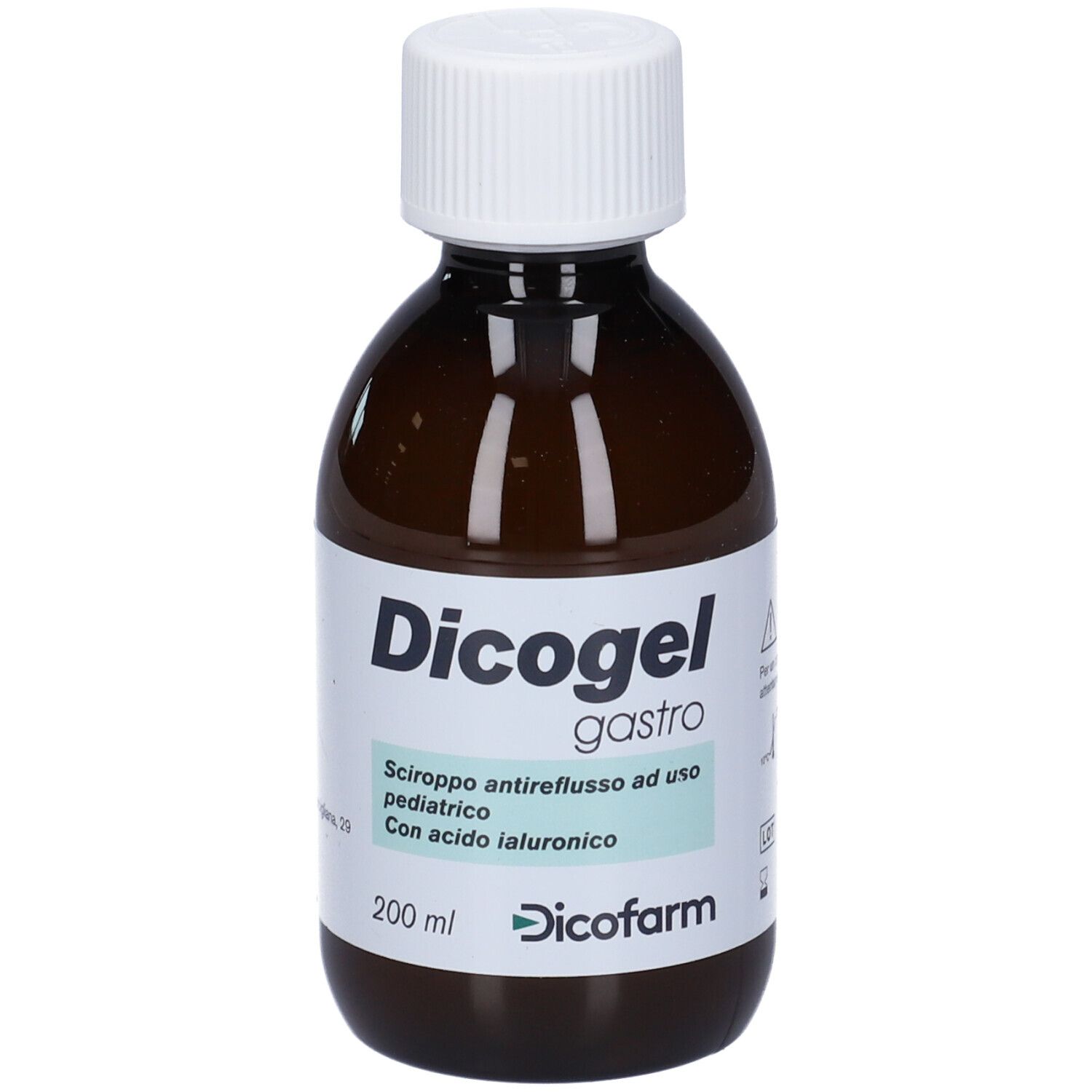 Sciroppo Antireflusso Pediatrico Dicogel Gastro 200 Ml