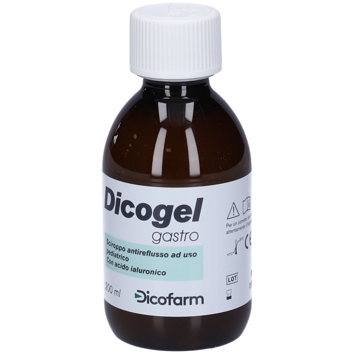 Sciroppo Antireflusso Pediatrico Dicogel Gastro 200 Ml