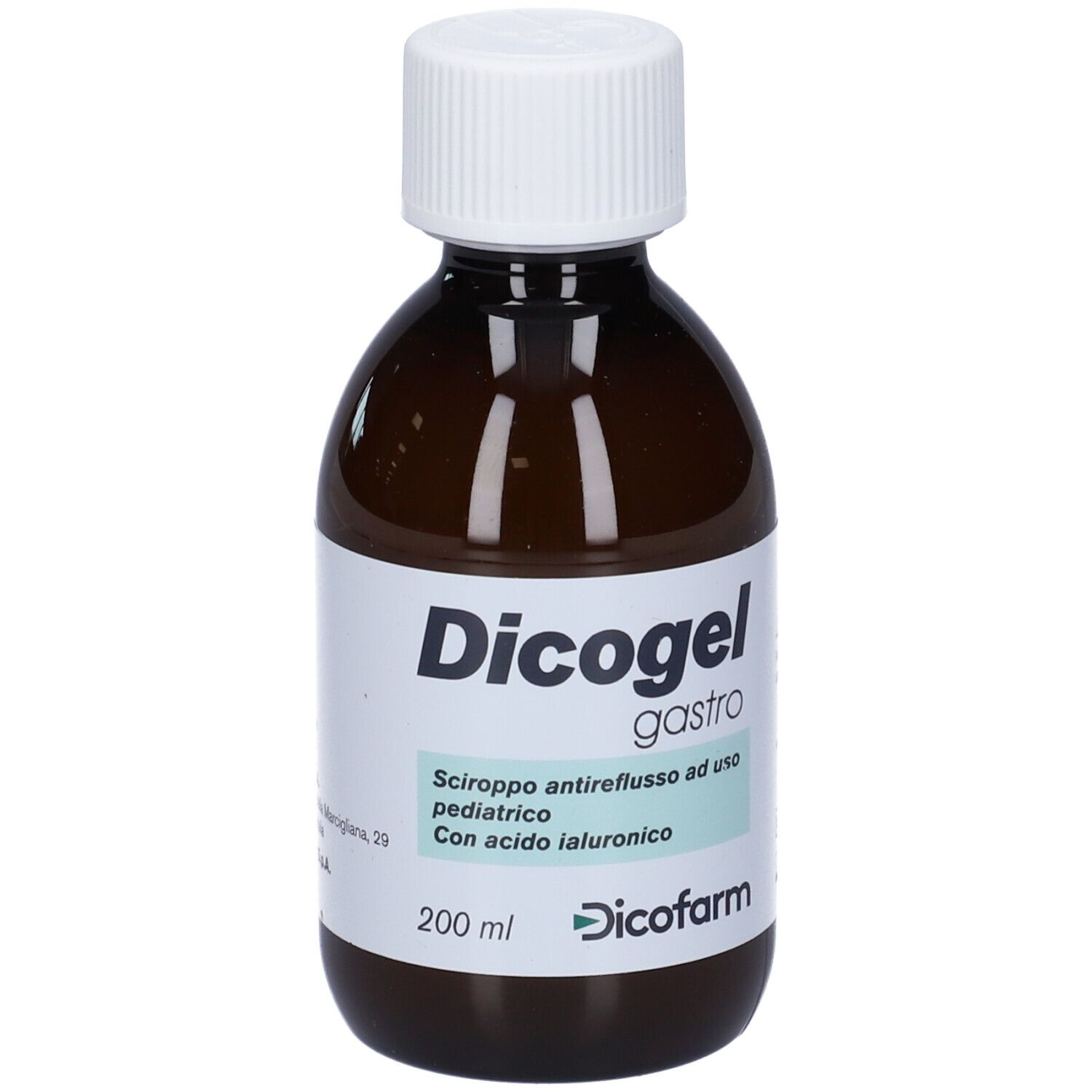 Sciroppo Antireflusso Pediatrico Dicogel Gastro 200 Ml