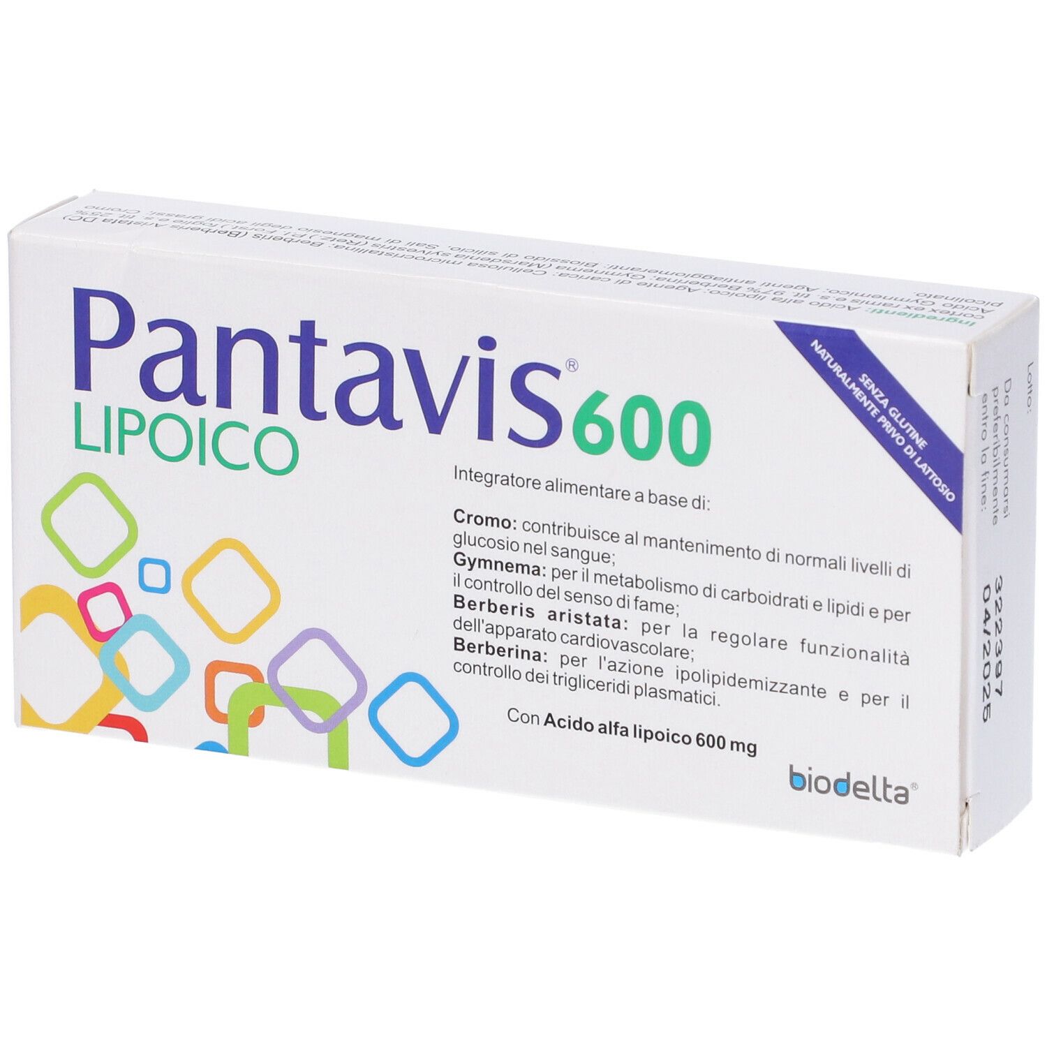 Biodelta Pantavis 600 Lipoico Compresse