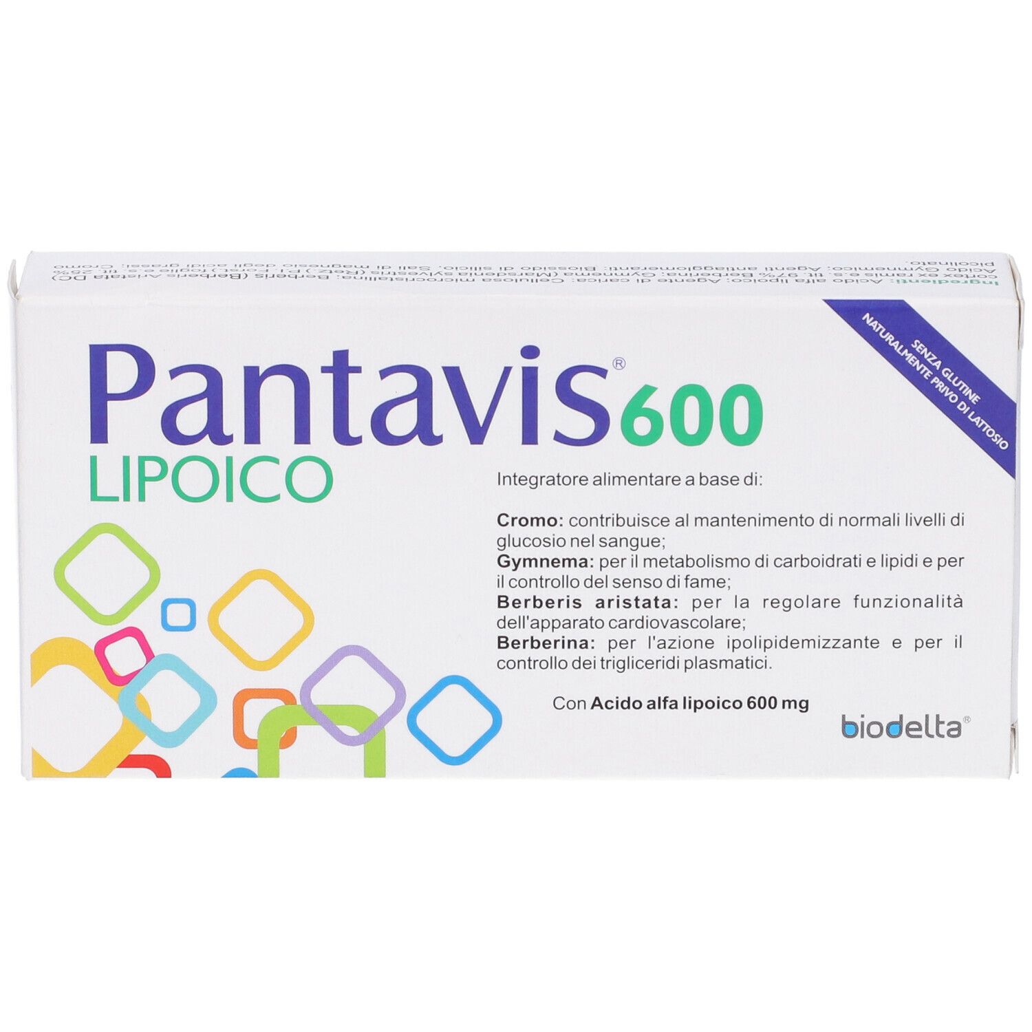 Biodelta Pantavis 600 Lipoico Compresse