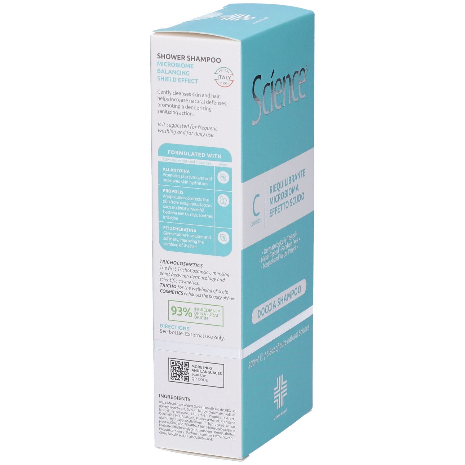 Science Hair Care Shampoo Doccia Riequilibrante 200ml