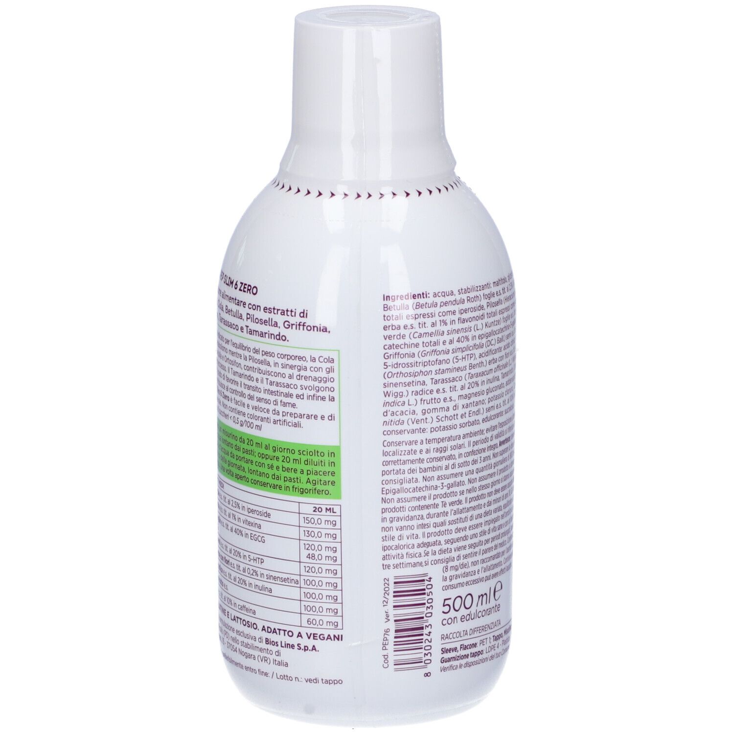 BIOSLINE Ultra Pep® Slim 6 Zero Tè Verde
