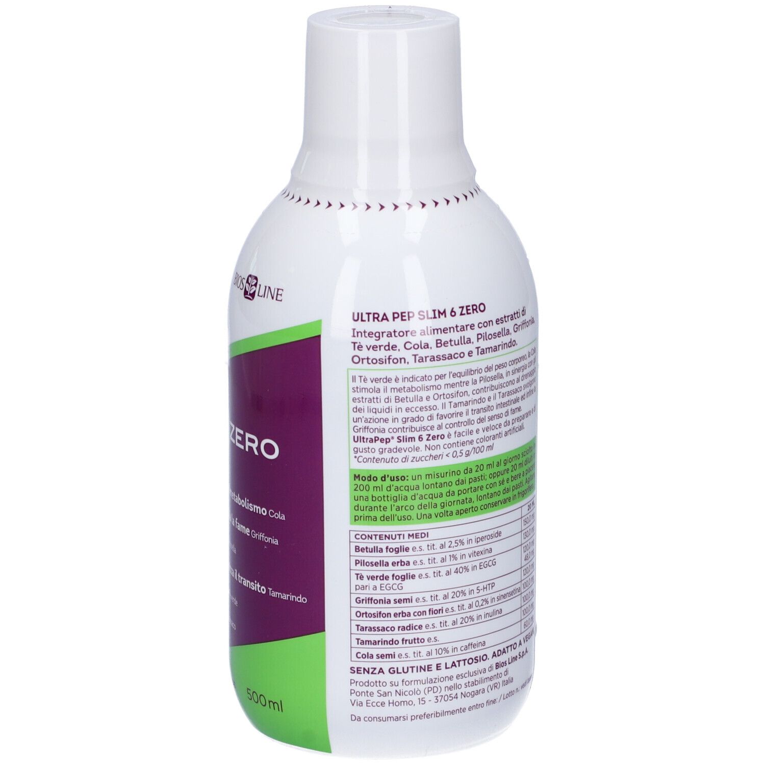 BIOSLINE Ultra Pep® Slim 6 Zero Tè Verde