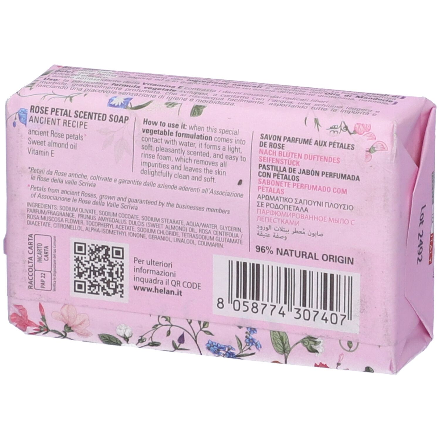Cuor Di Petali Iconica Saponetta Profumata Petalosa 100 G