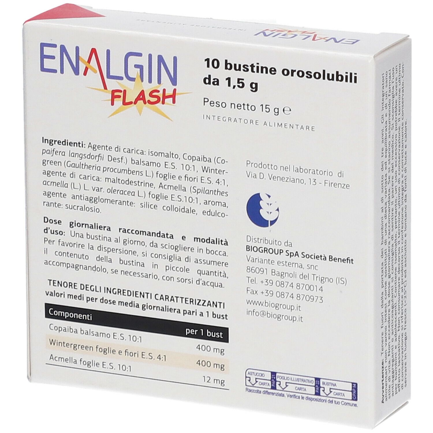 Biogroup Enalgin Flash