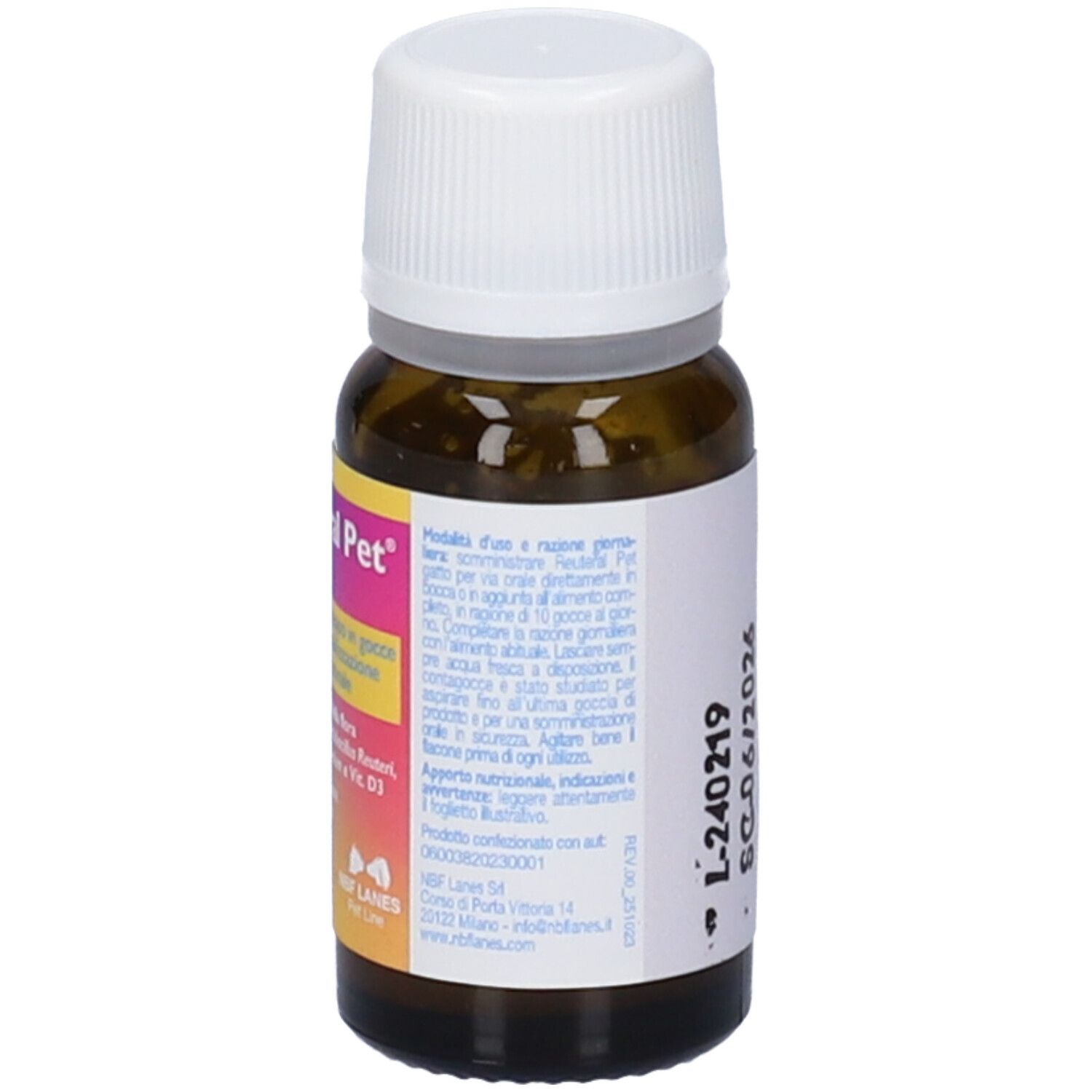 Reuteral Pet Gatto Gocce 10 Ml