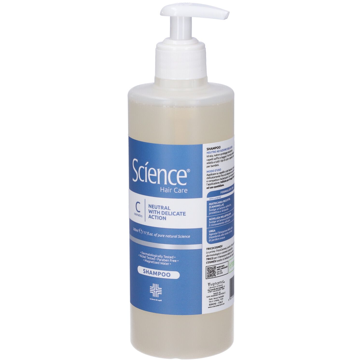 Science Hair Care Shampoo Neutro ad Azione Delicata 500ml