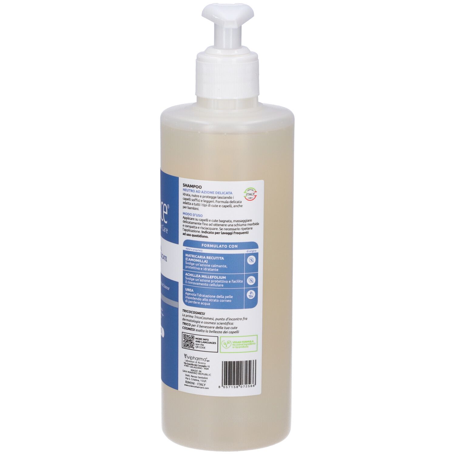 Science Hair Care Shampoo Neutro ad Azione Delicata 500ml