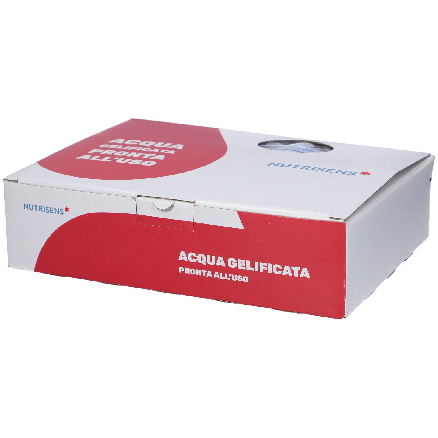 Acqua Gel Pack Acqua Gelificata/Edulcorata Pesca 12 Pezzi Da 125 Ml