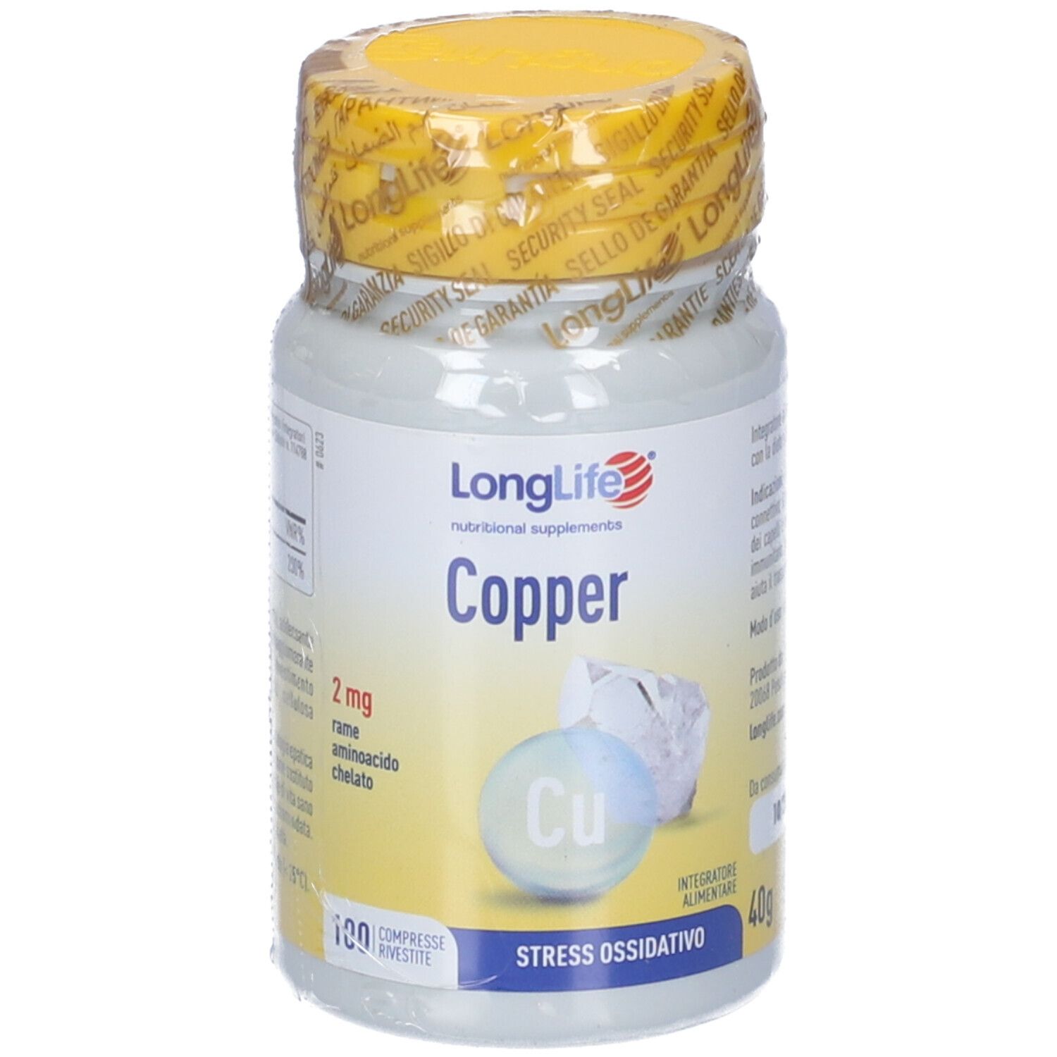 Longlife Copper 100 Compresse Rivestite