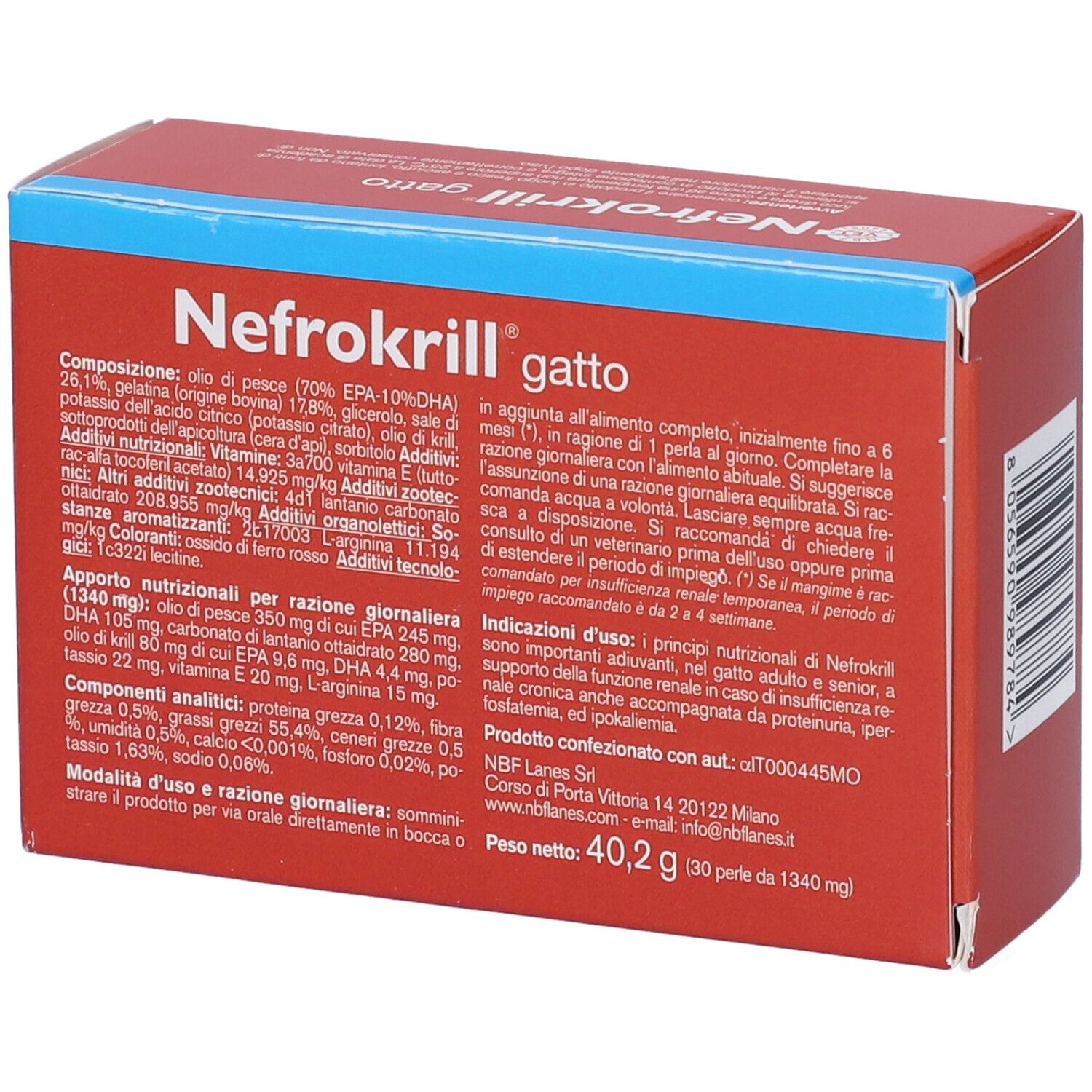 Nefrokrill Gatto 30 Perle