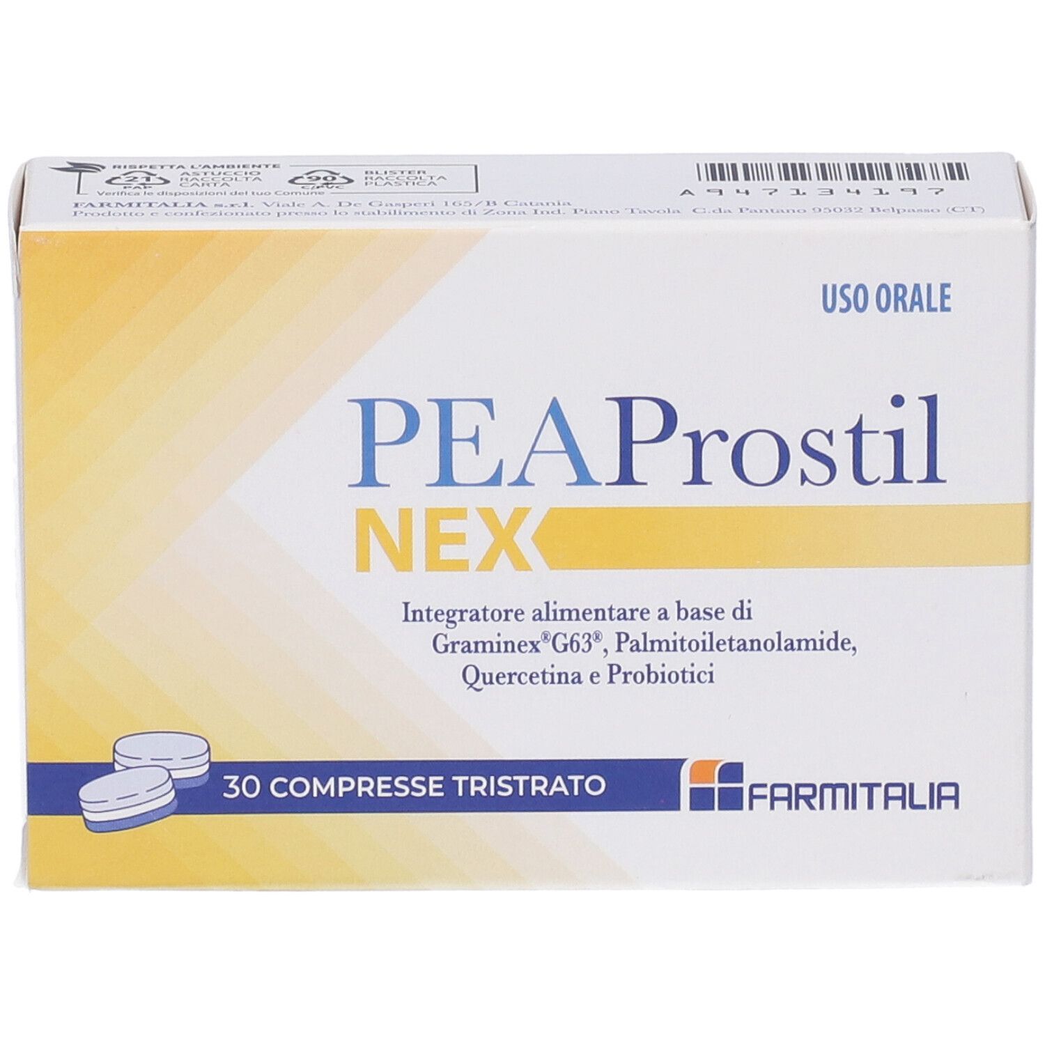 Peaprostil Nex 30 Compresse Tristrato