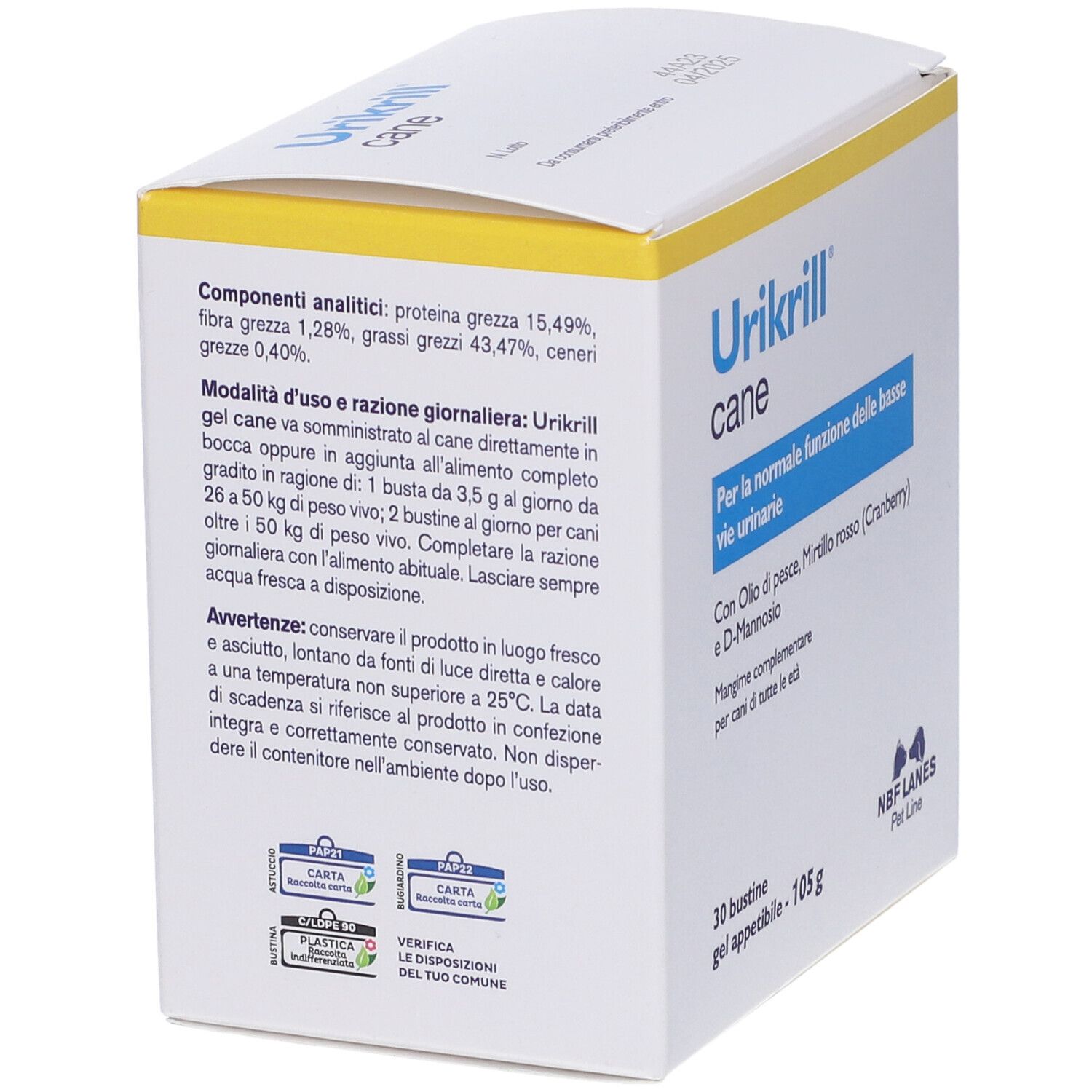 Urikrill Cane Gel 30 Bustine