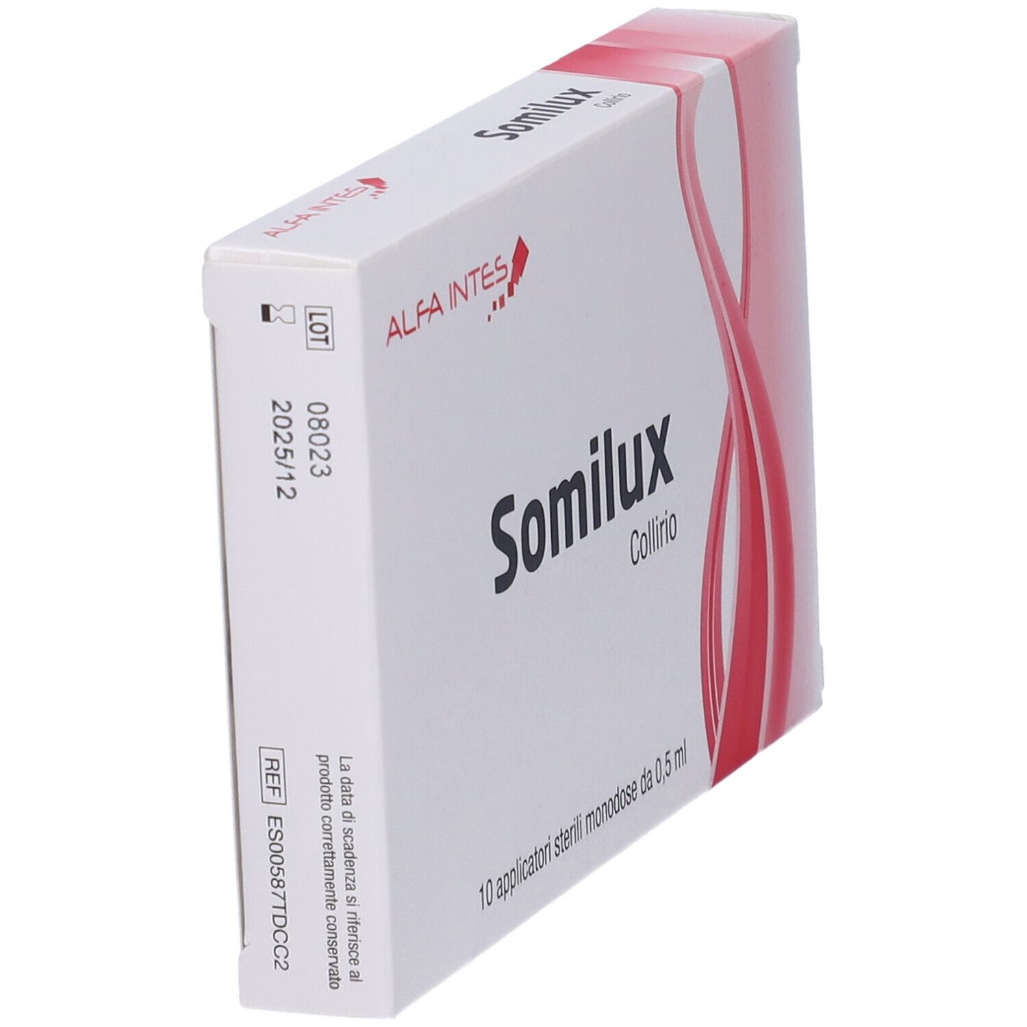 Somilux Collirio 10 Applicatori Sterili Monodose Da 0,5 Ml