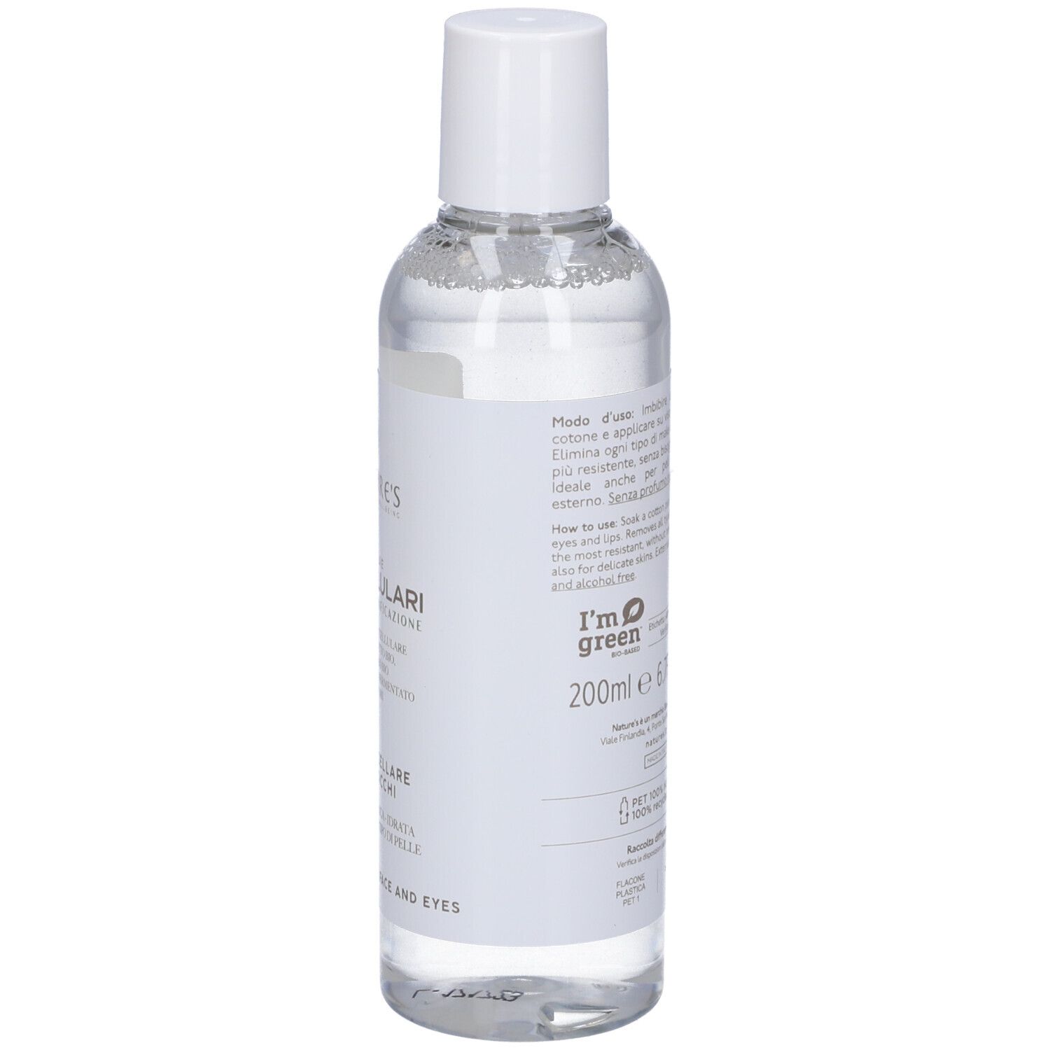 Acque Unicellulari Acqua Micellare Viso Occhi 200 Ml Nature'S