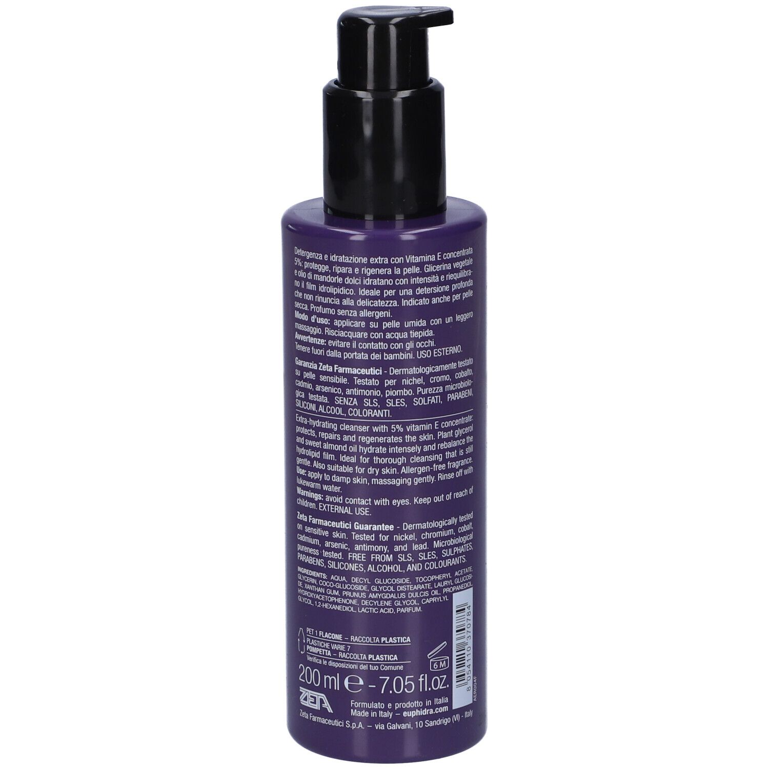 Euphidra Maxi Idratazione Detergente Vitamina E