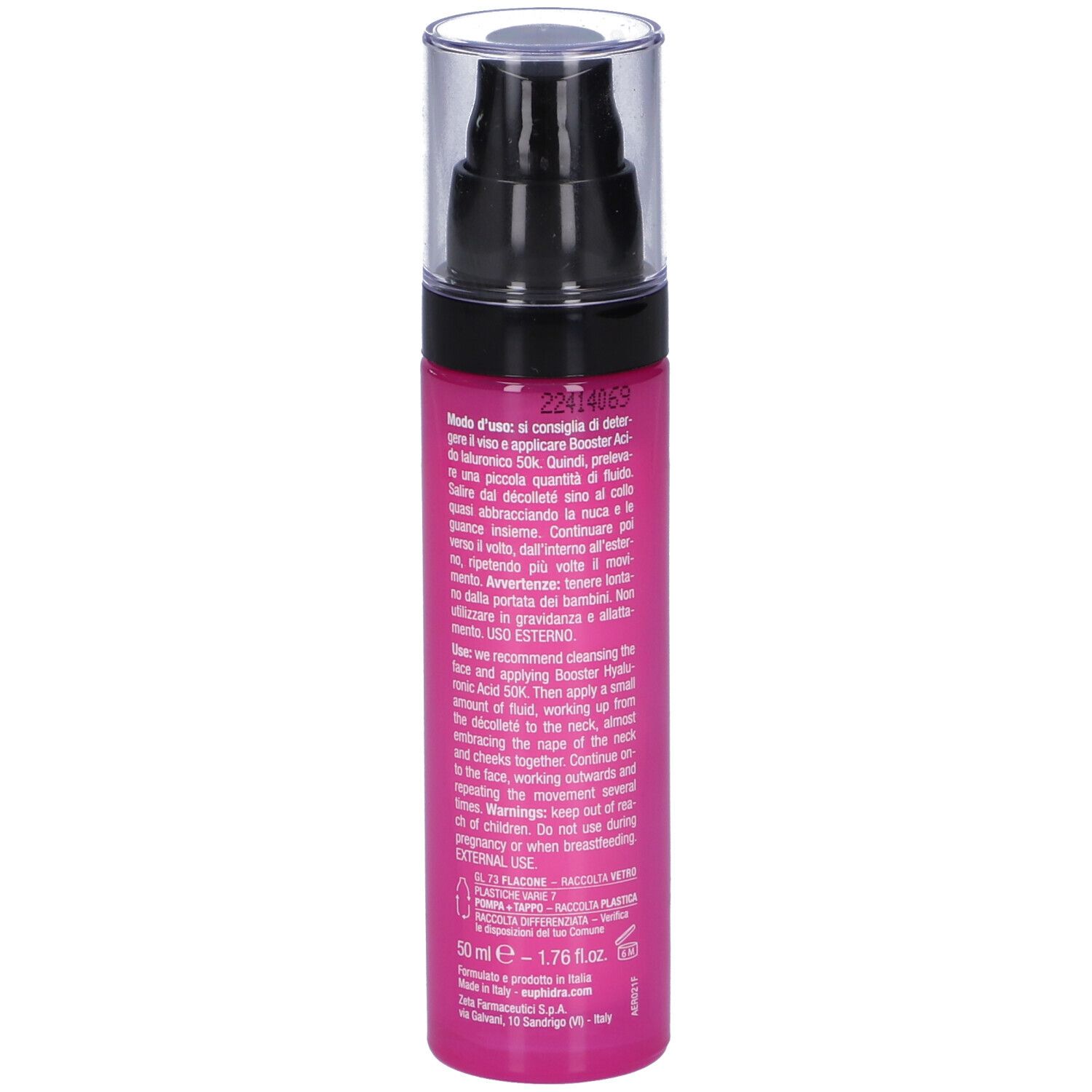 Euphidra Plump 3d Fluido Acido Ialuronico 50 Ml