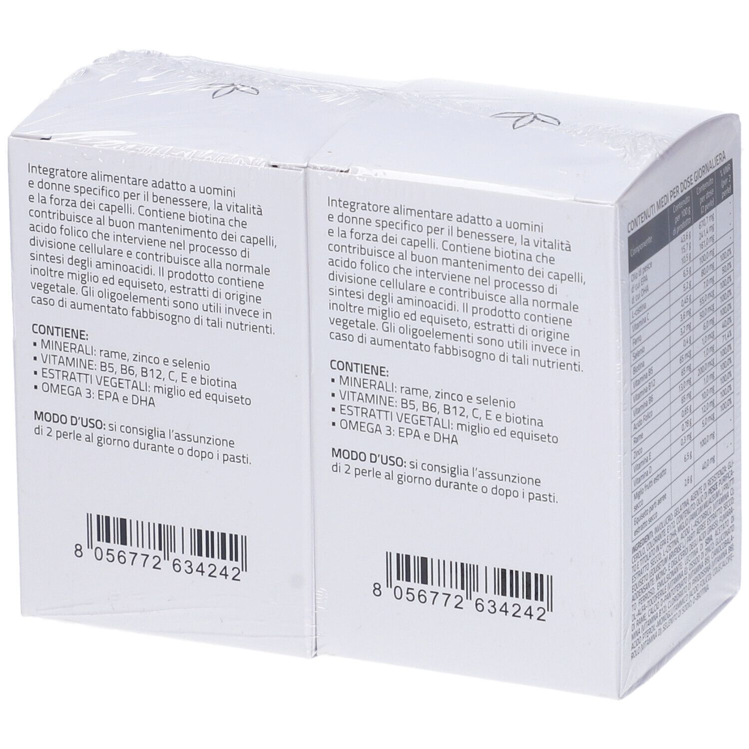 EuPhidra Benessere Capelli Uomo E Donna Set da 2