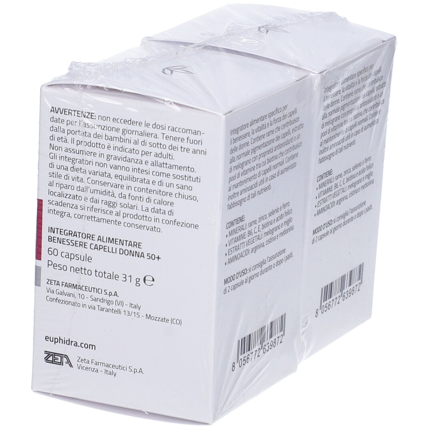 EuPhidra Benessere Capelli Donna 50+