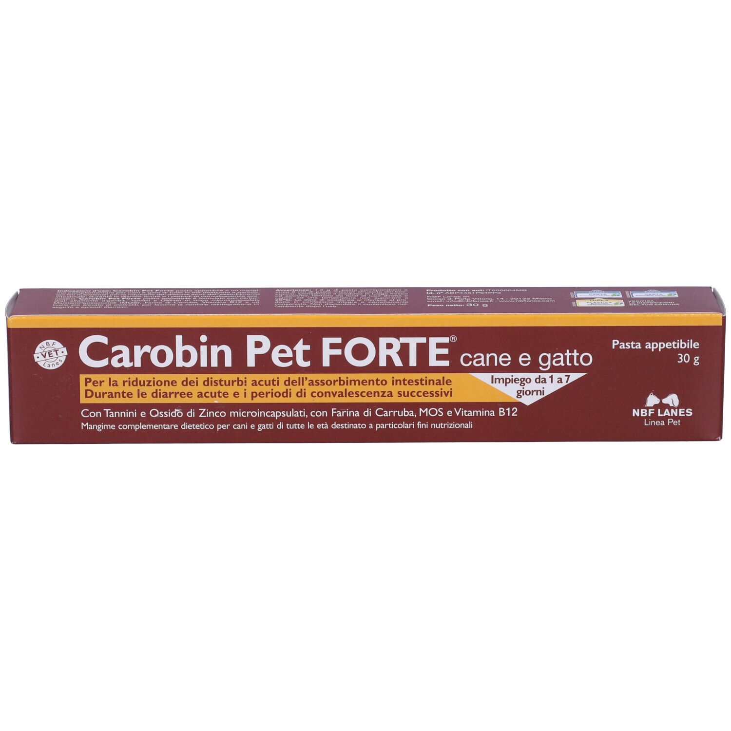 Carobin Pet Forte Pasta