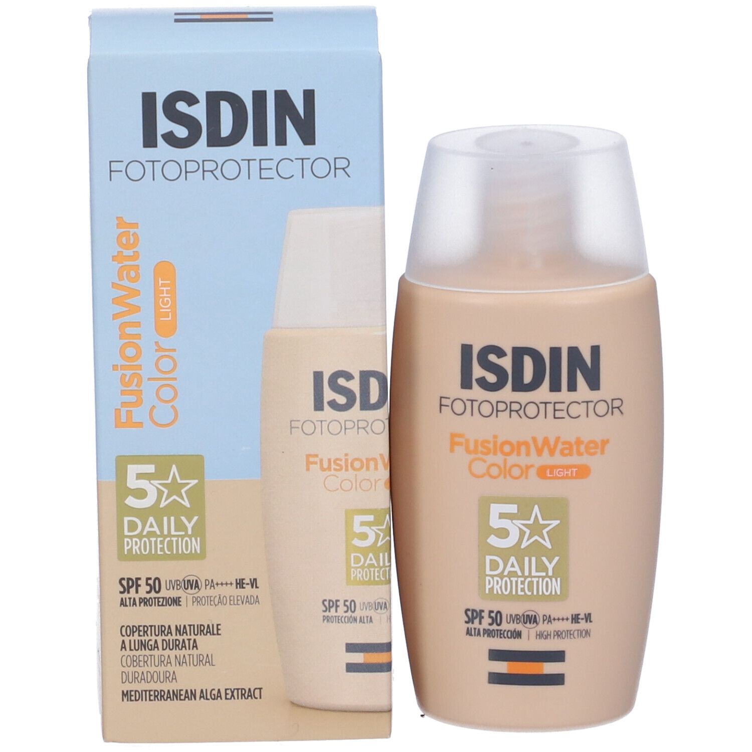 ISDIN Fotoprotector Fusion Water SPF 50 Colore Light