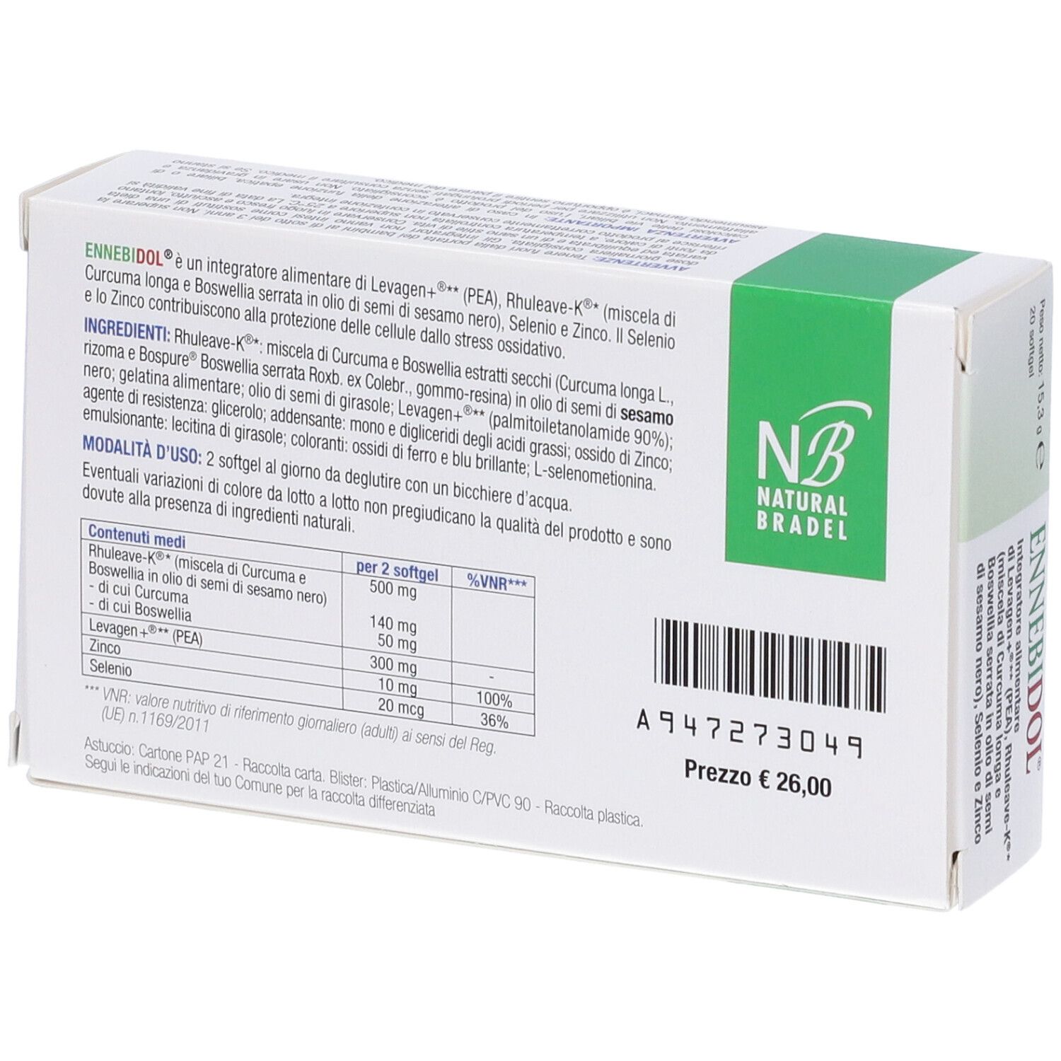 Ennebidol 20 Softgel
