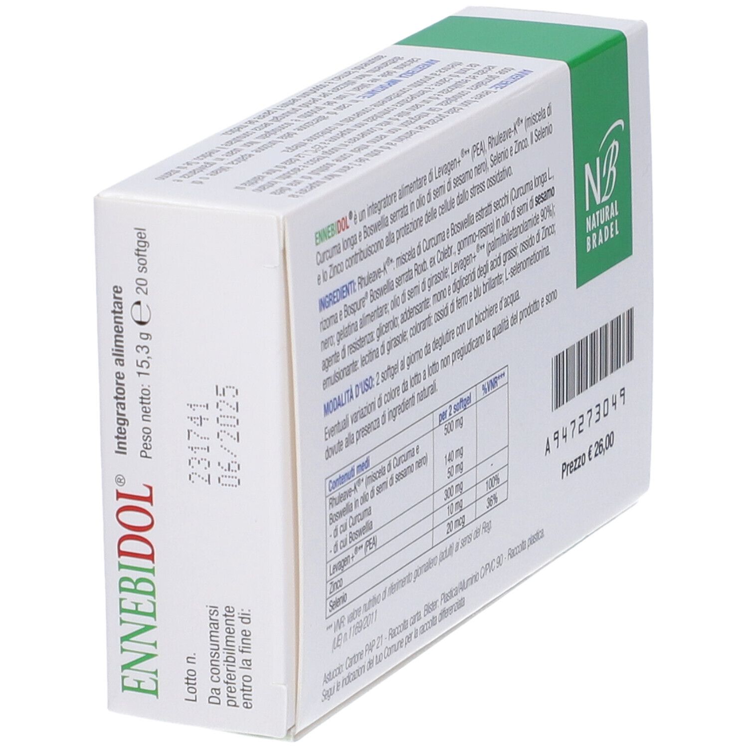 Ennebidol 20 Softgel